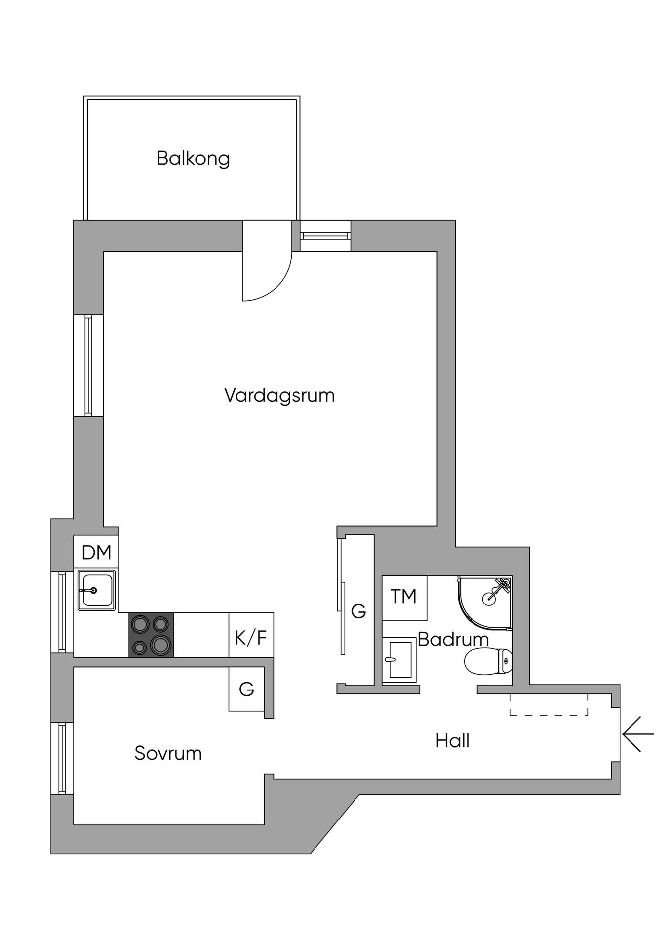 2 rum Lägenhet på Rindögatan 25 Gärdet Stockholms kommun - bild 22