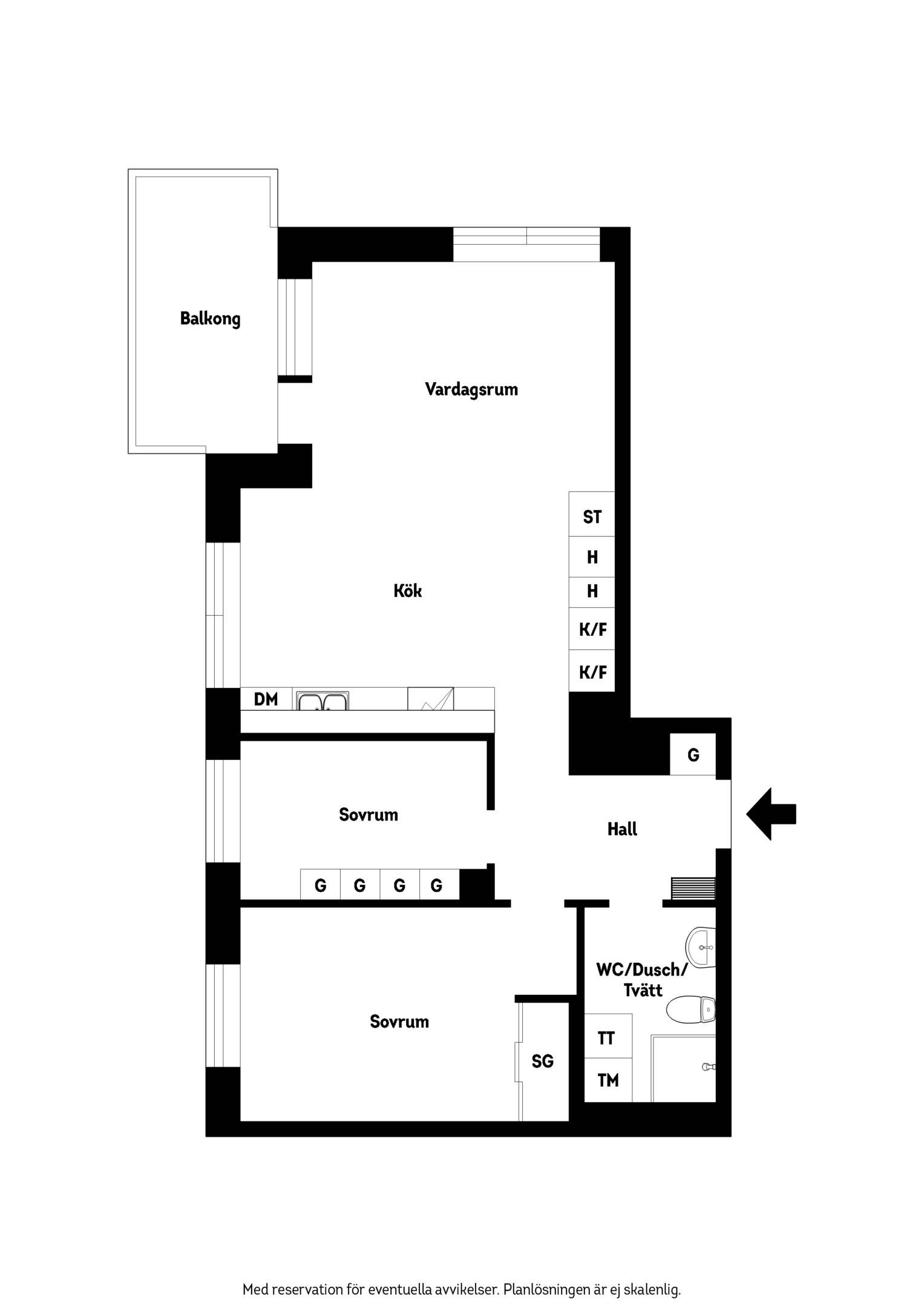 3 rum Lägenhet på Brunnshögsgatan 45B Brunnshög Lunds kommun - bild 16