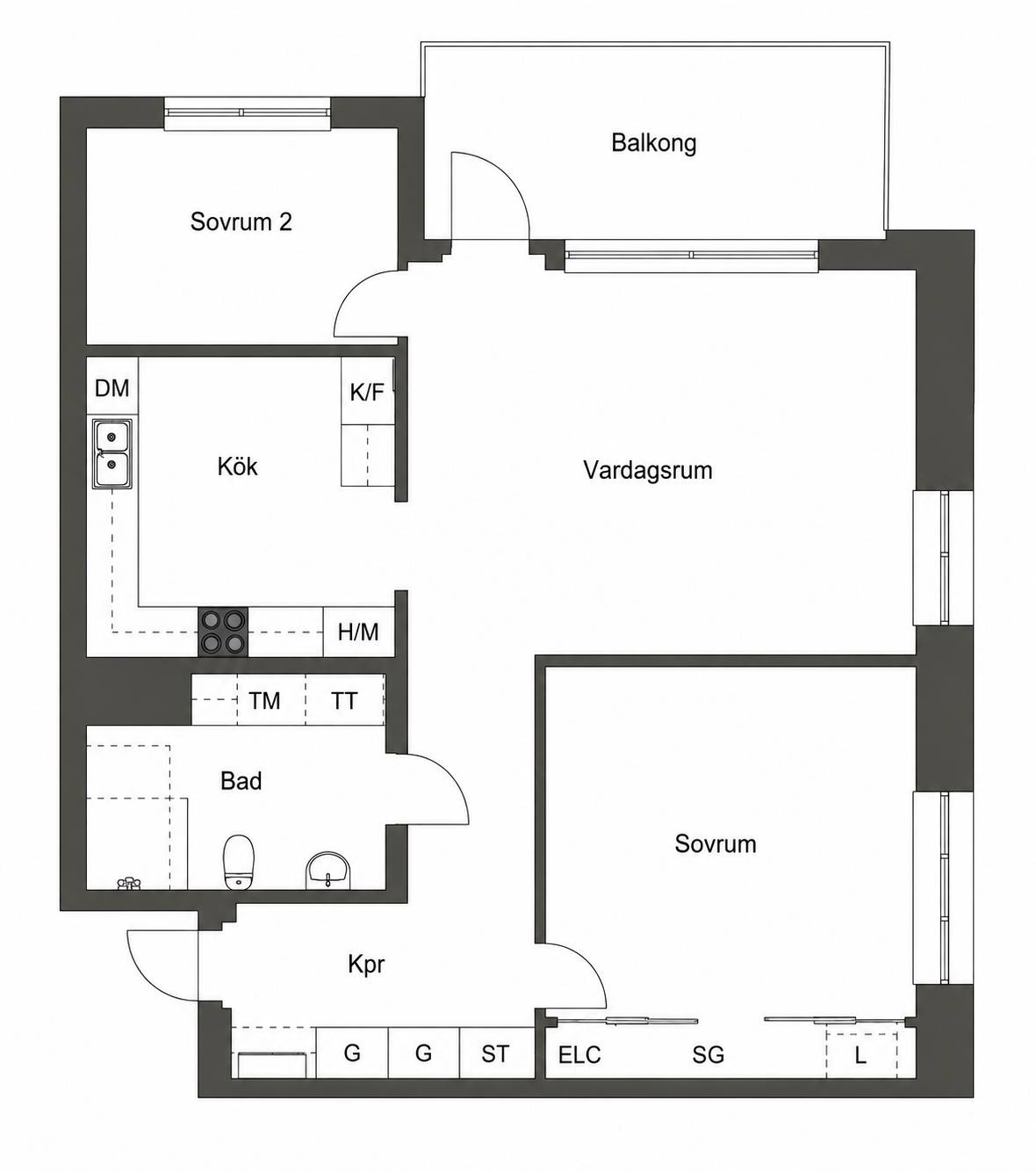 3 rum Lägenhet på Fridensborgsvägen 153 Järvastaden Solna kommun - bild 25
