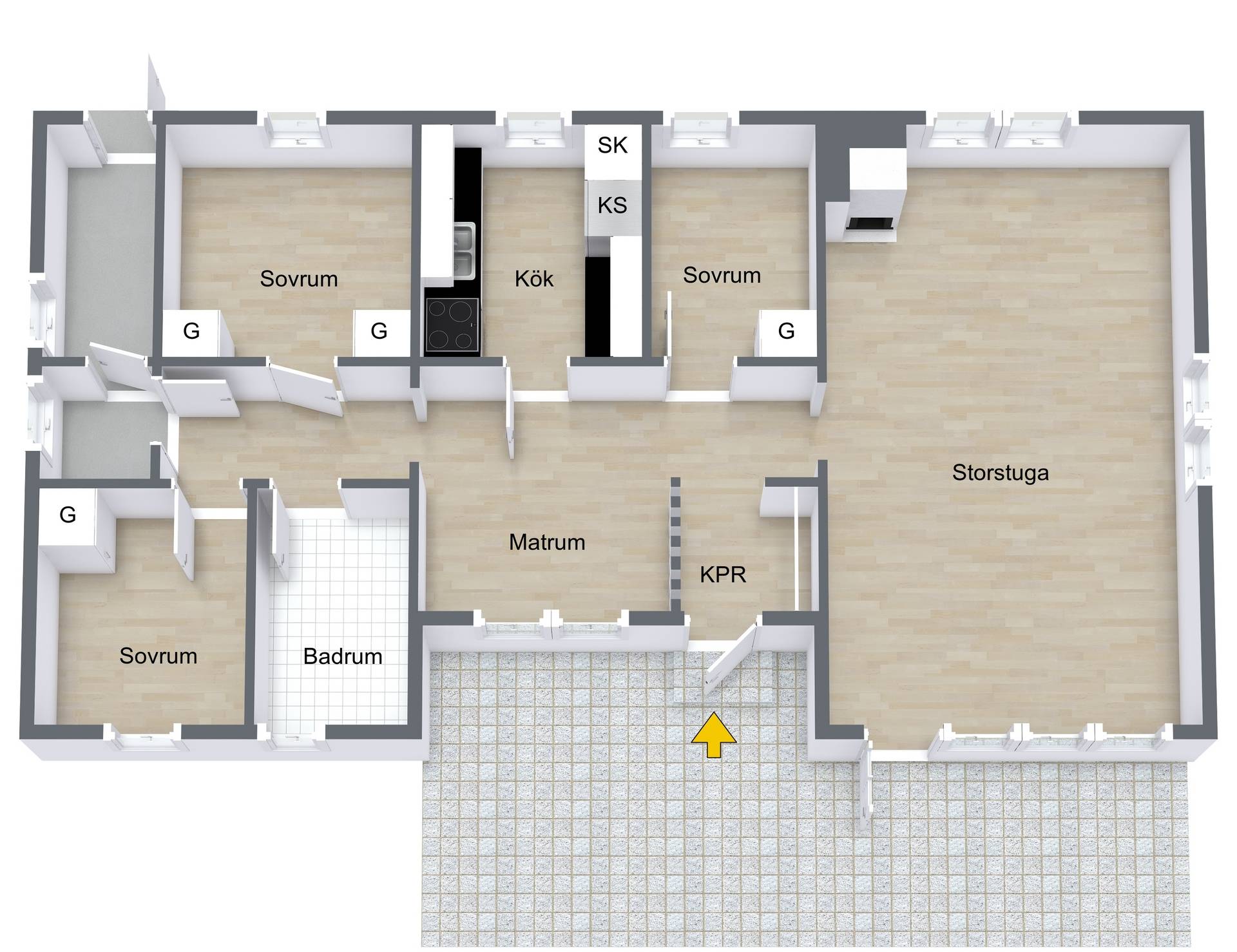 4 rum Villa på Äppelvägen 1 Torsvi Enköpings kommun - bild 33