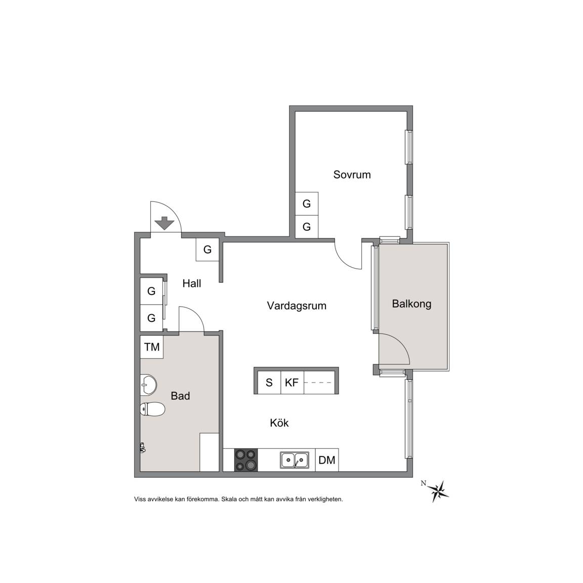 2 rum Lägenhet på Termikgatan 45 B Södra Ladugårdsängen Örebro kommun - bild 15