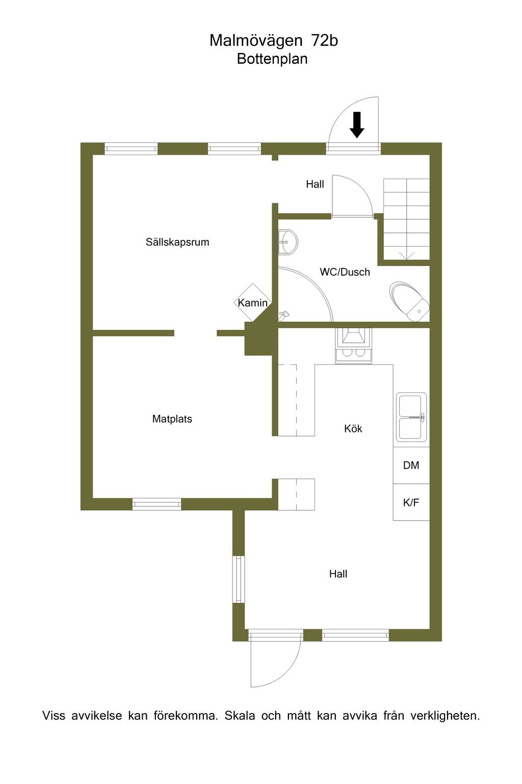 3 rum Kedjehus på Malmövägen 72B Tryde Tomelilla kommun - bild 21