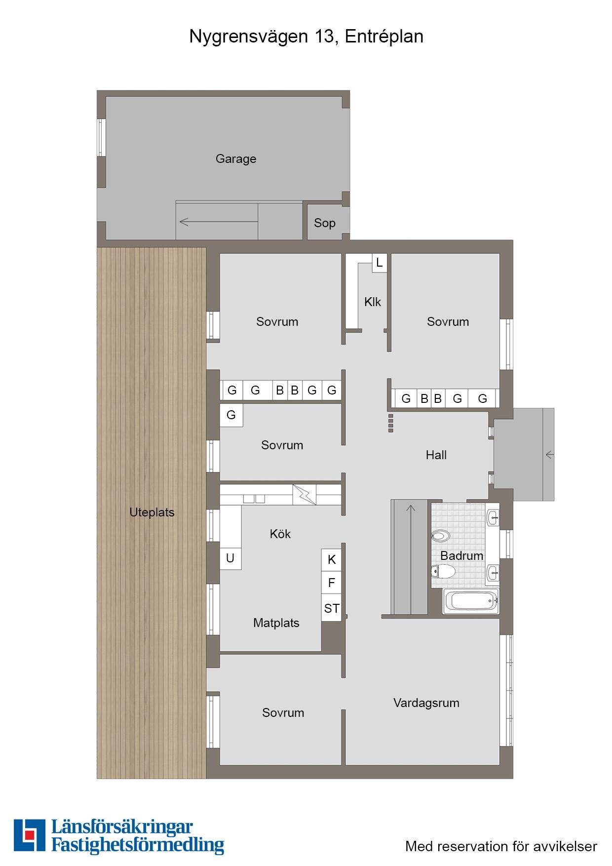 5 rum Villa på Nygrensvägen 13 Lugnås Mariestads kommun - bild 33