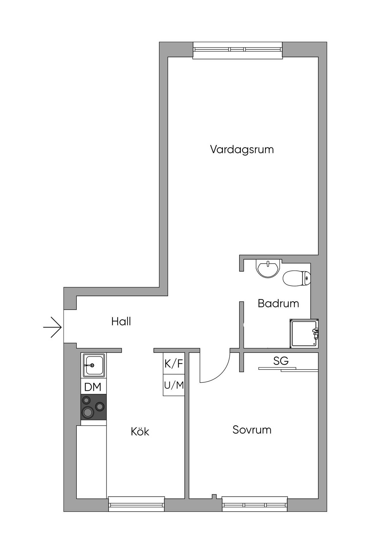 2 rum Lägenhet på Staveredsgatan 17A Centralt Trollhättans kommun - bild 23