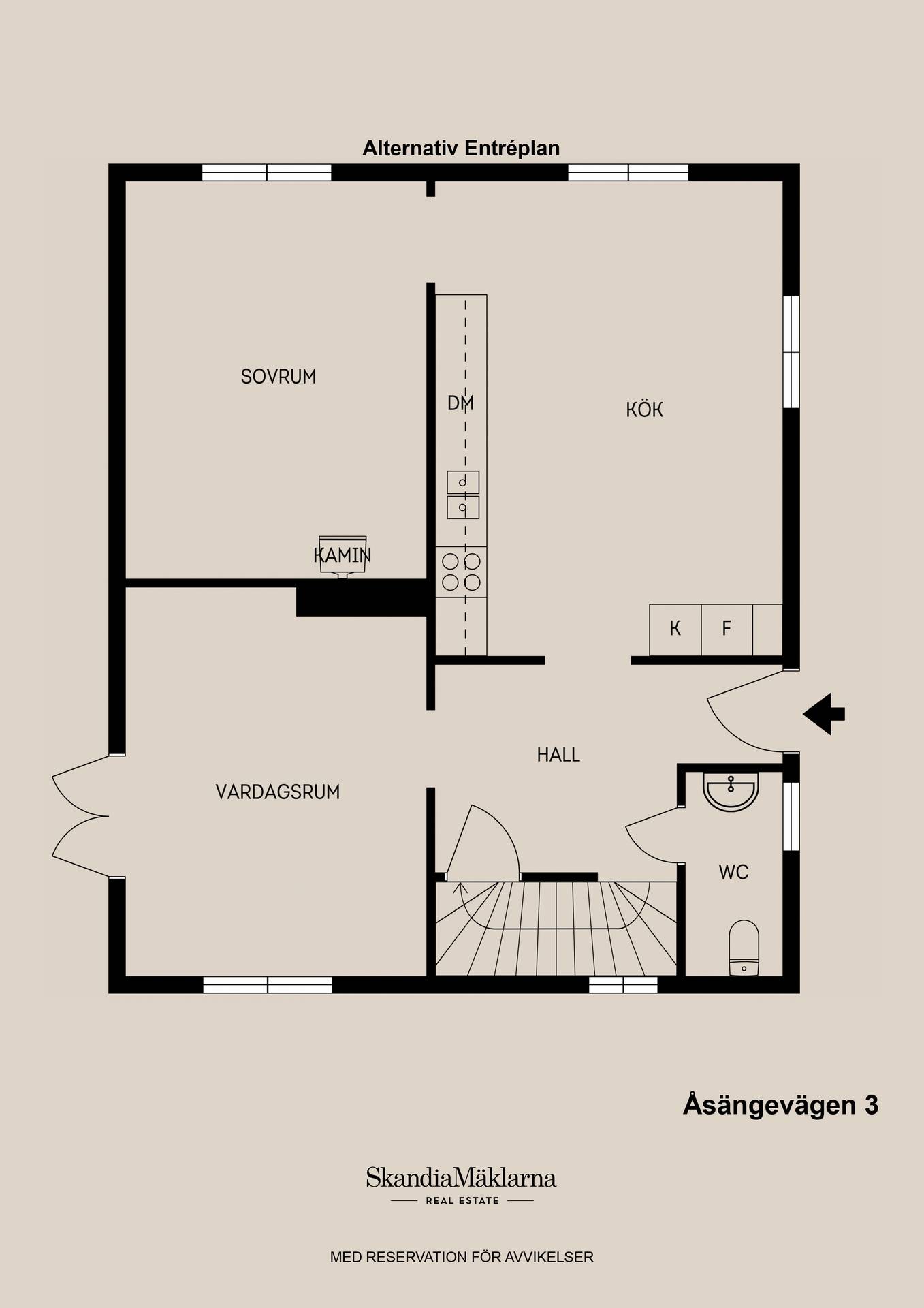 3 rum Villa på Åsängevägen 3 Gävle kommun - bild 60