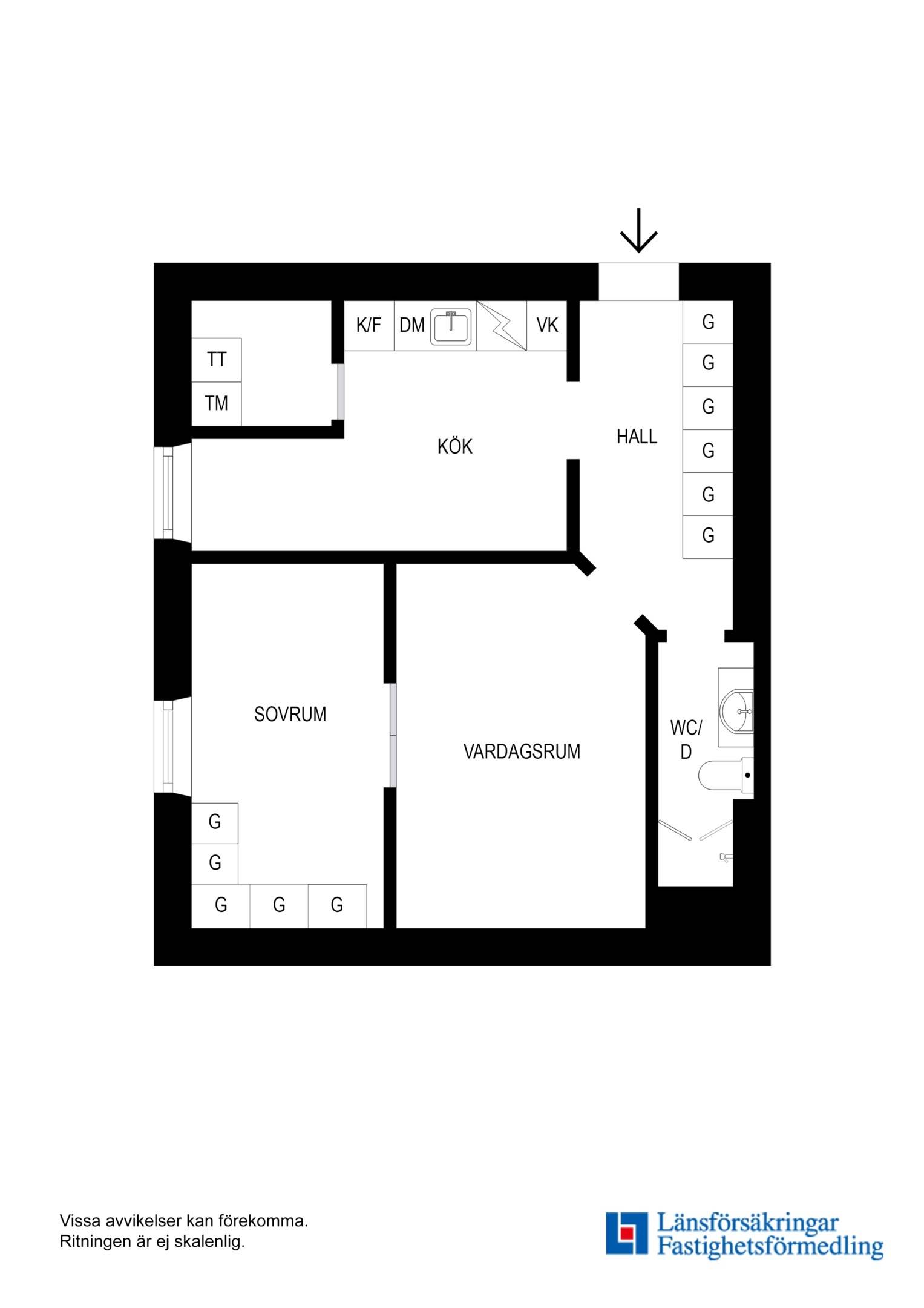 1 rum Lägenhet på Järnvägsgatan 70 Sundbyberg Centrum Sundbybergs kommun - bild 4