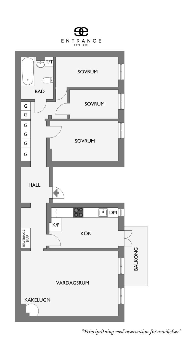 4 rum Lägenhet på Storgatan 21 B Vasastaden Göteborgs kommun - bild 73