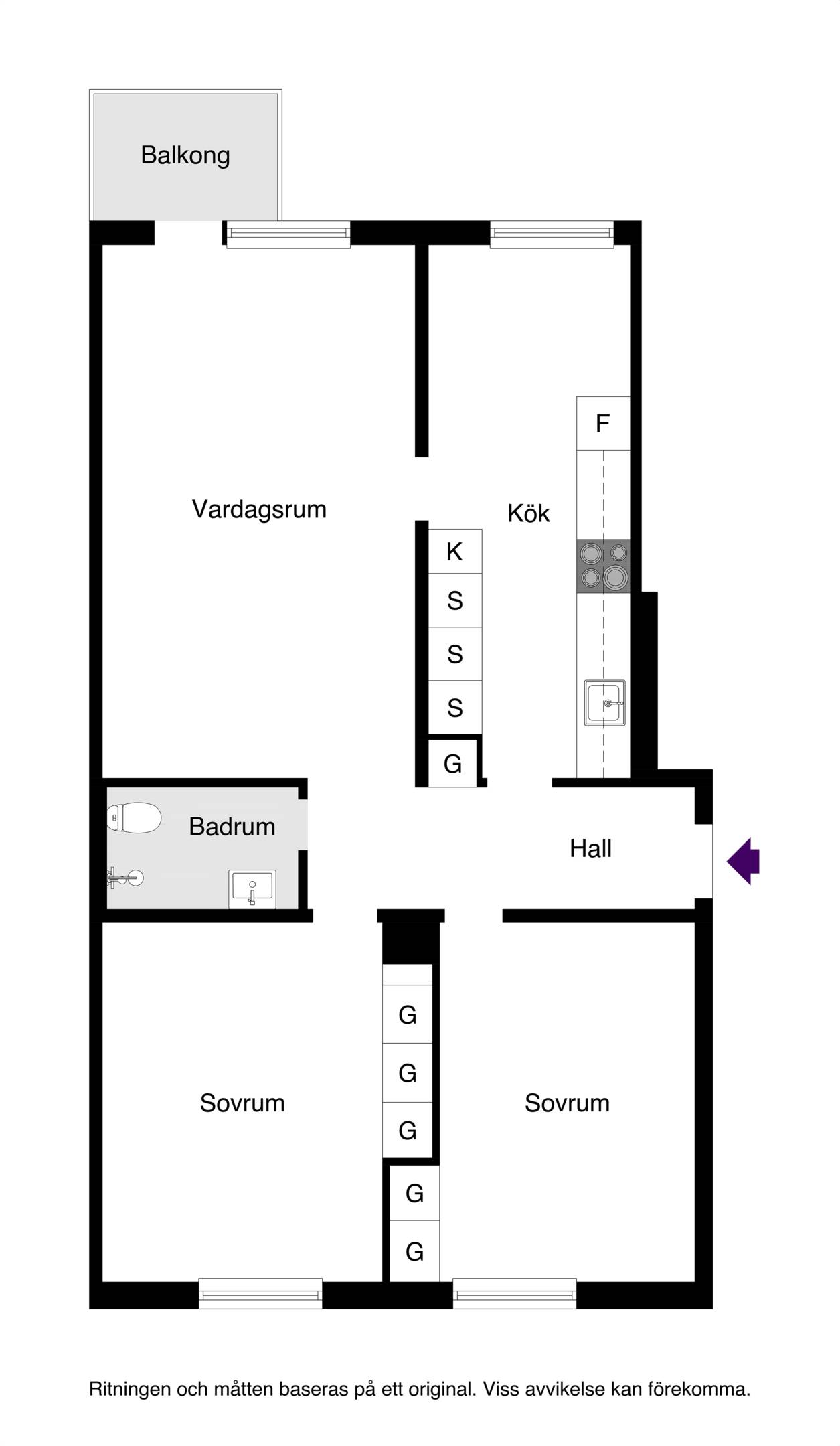 3 rum Lägenhet på Norrlandsgatan 44B Luthagen - Stabby Uppsala kommun - bild 20
