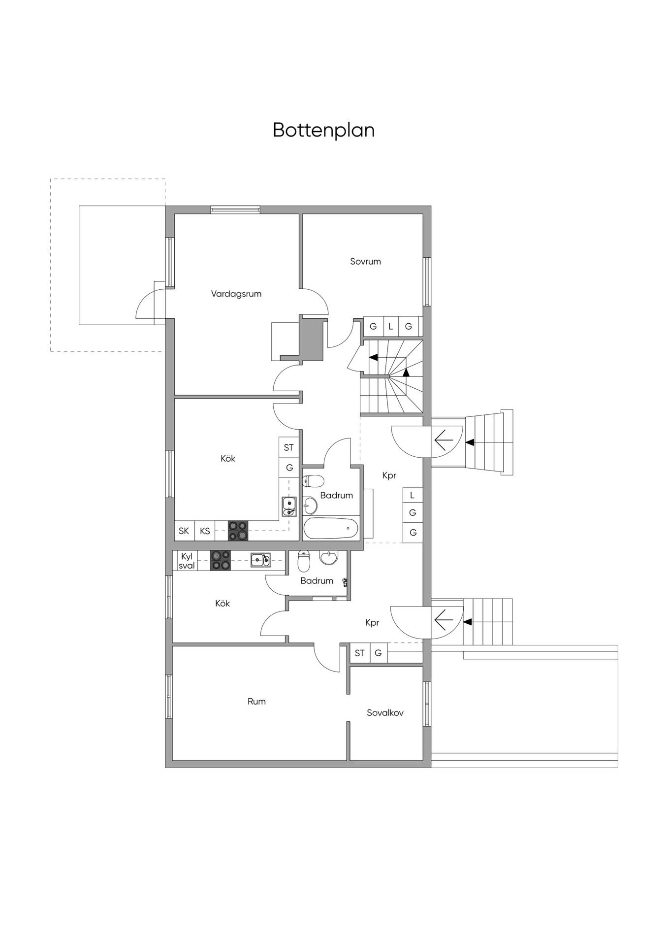 6 rum Villa på Vinkelvägen 3 Skärplinge Tierps kommun - bild 22
