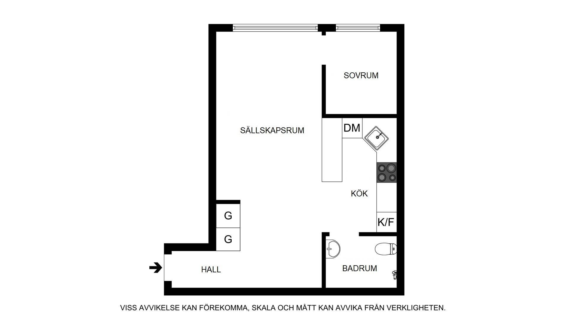 2 rum Lägenhet på Vitalisvägen 11, 2tr Kungsholmen - Fredhäll Stockholms kommun - bild 21