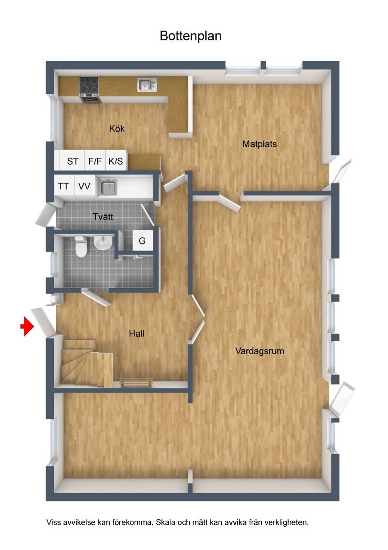 6 rum Villa på Harrisvägen 10 ÅHUS - ÄSPET Kristianstads kommun - bild 10