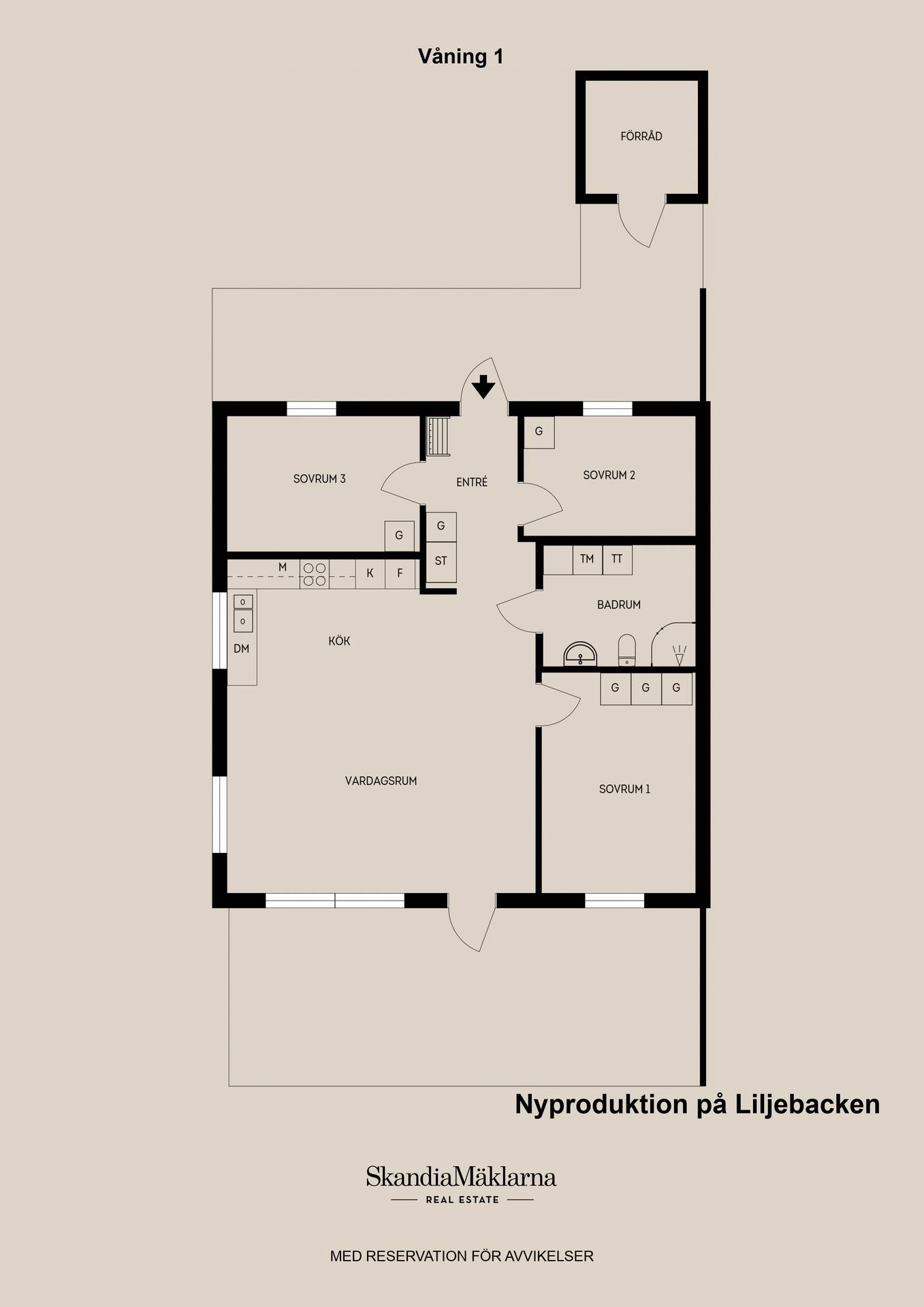 3 rum Radhus på Liljekonvaljvägen 1B Liljebacken, Skutskär Älvkarleby kommun - bild 28