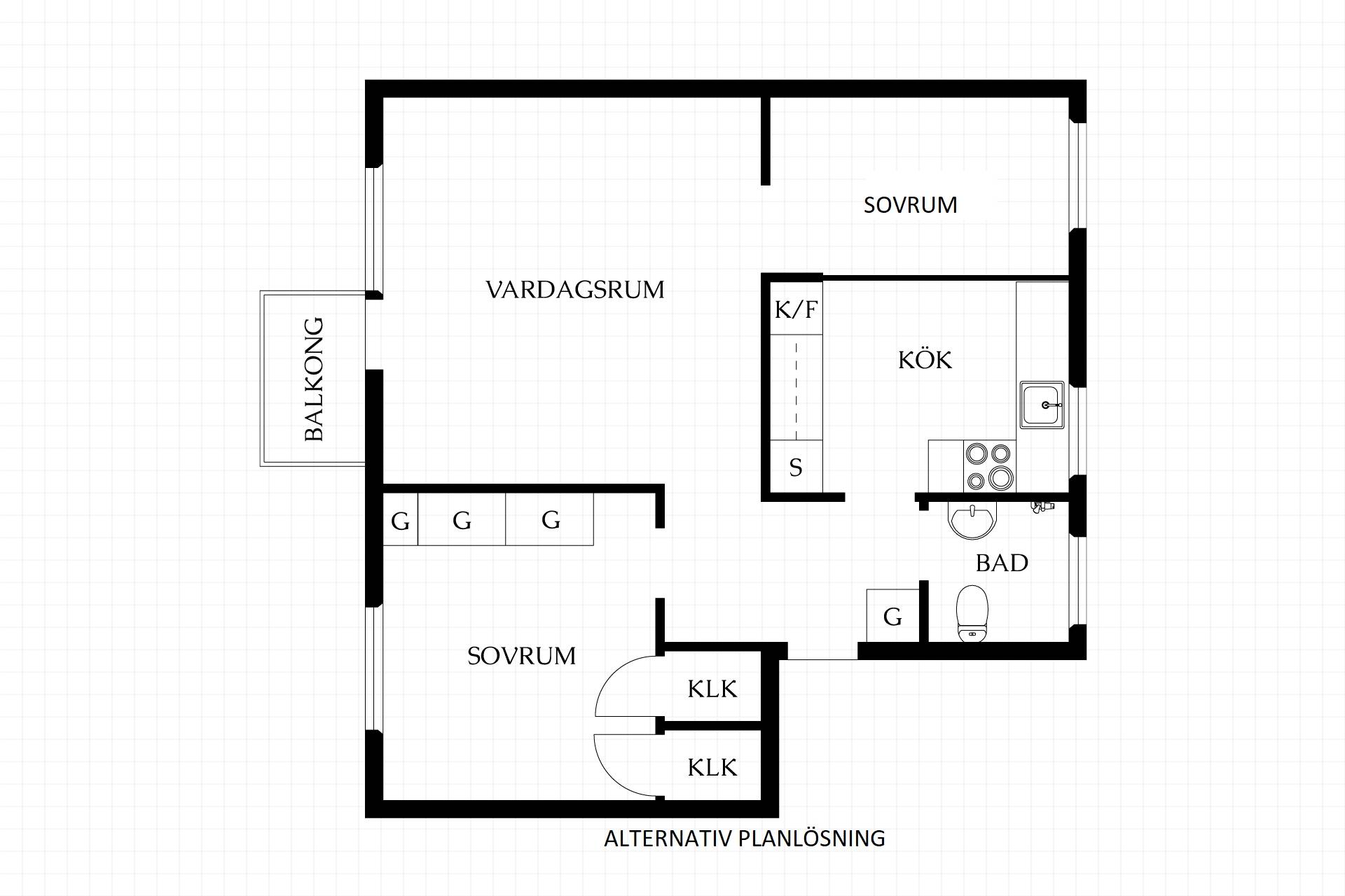 2 rum Lägenhet på Läckövägen 22, 3 tr Hammarbyhöjden Stockholms kommun - bild 22