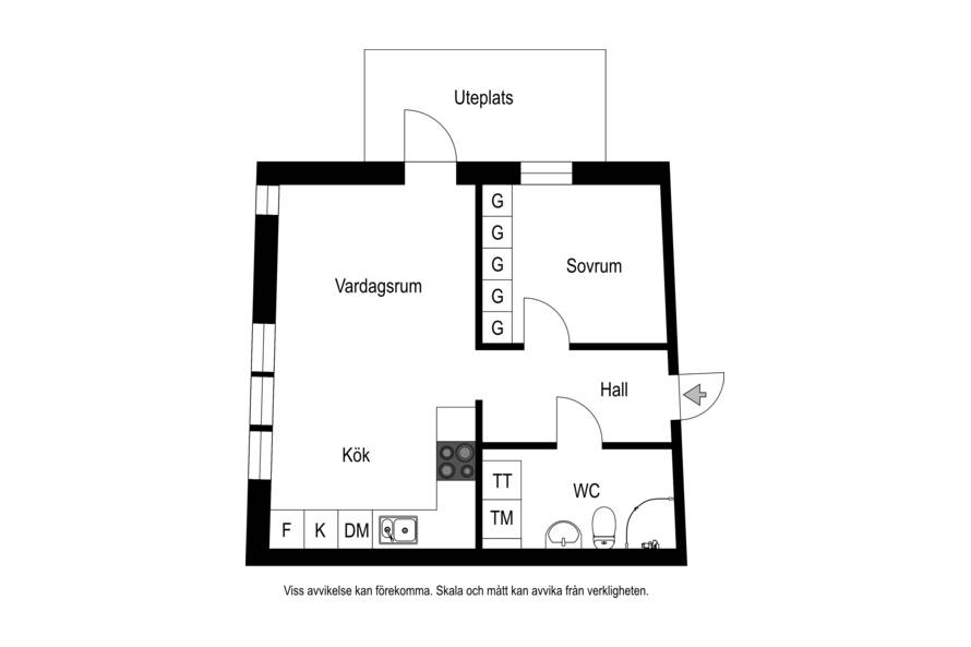 2 rum Lägenhet på Sagovägen 9 Tomtebo/Nydalaviken Umeå kommun - bild 18
