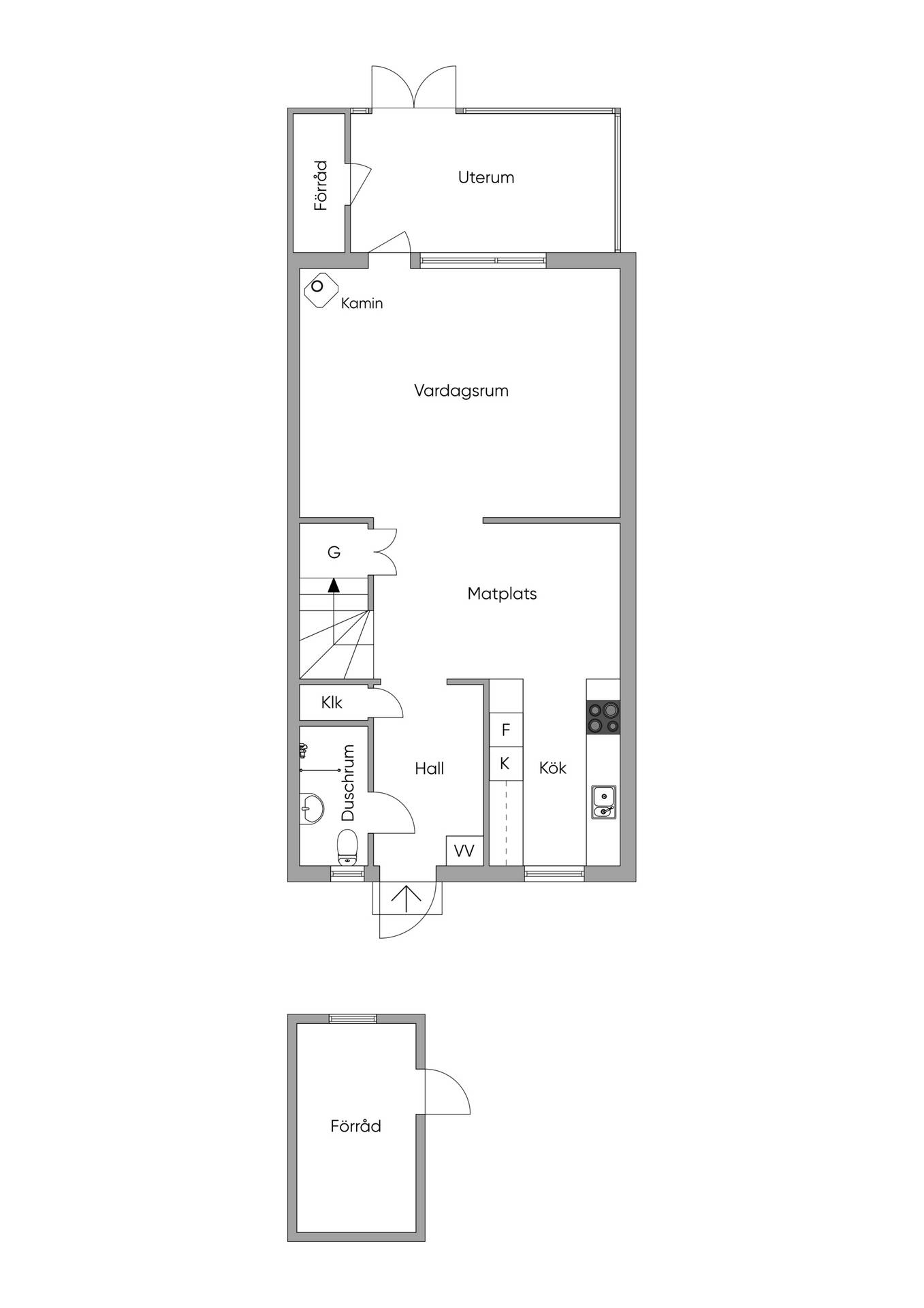4 rum Radhus på Kvarnvägen 28 Gusum Valdemarsviks kommun - bild 17