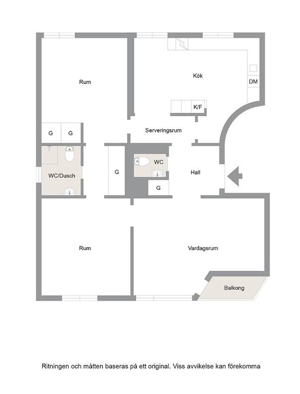 3 rum Lägenhet på Brändströmsgatan 5 B Centralt Norr Gävle kommun - bild 28