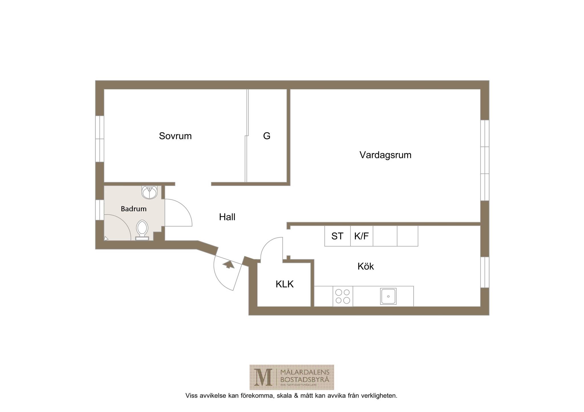 2 rum Lägenhet på Sveavägen 9A Sveaplan Eskilstuna kommun - bild 19