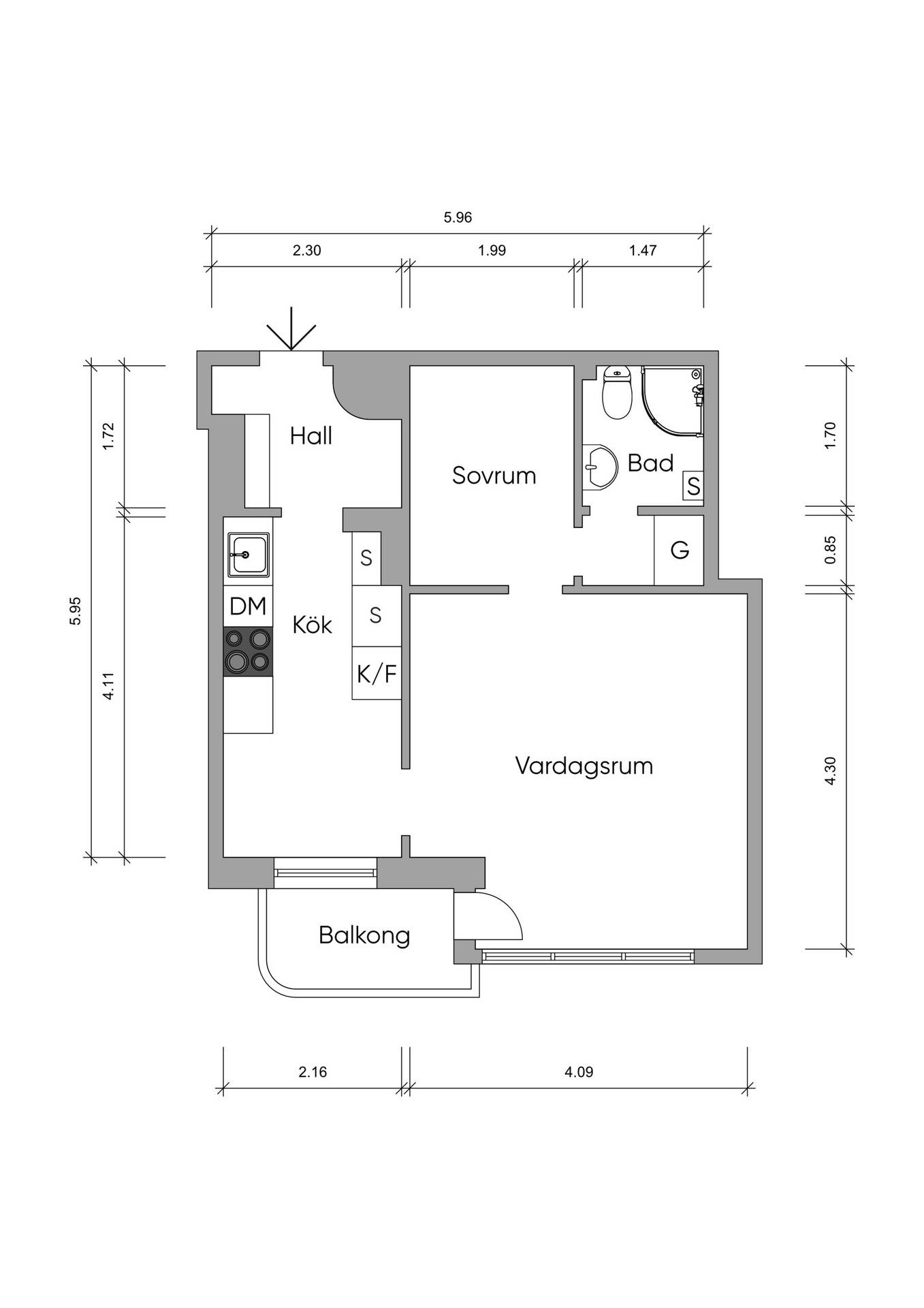2 rum Lägenhet på Valhallavägen 172, 4 tr Östermalm Stockholms kommun - bild 20