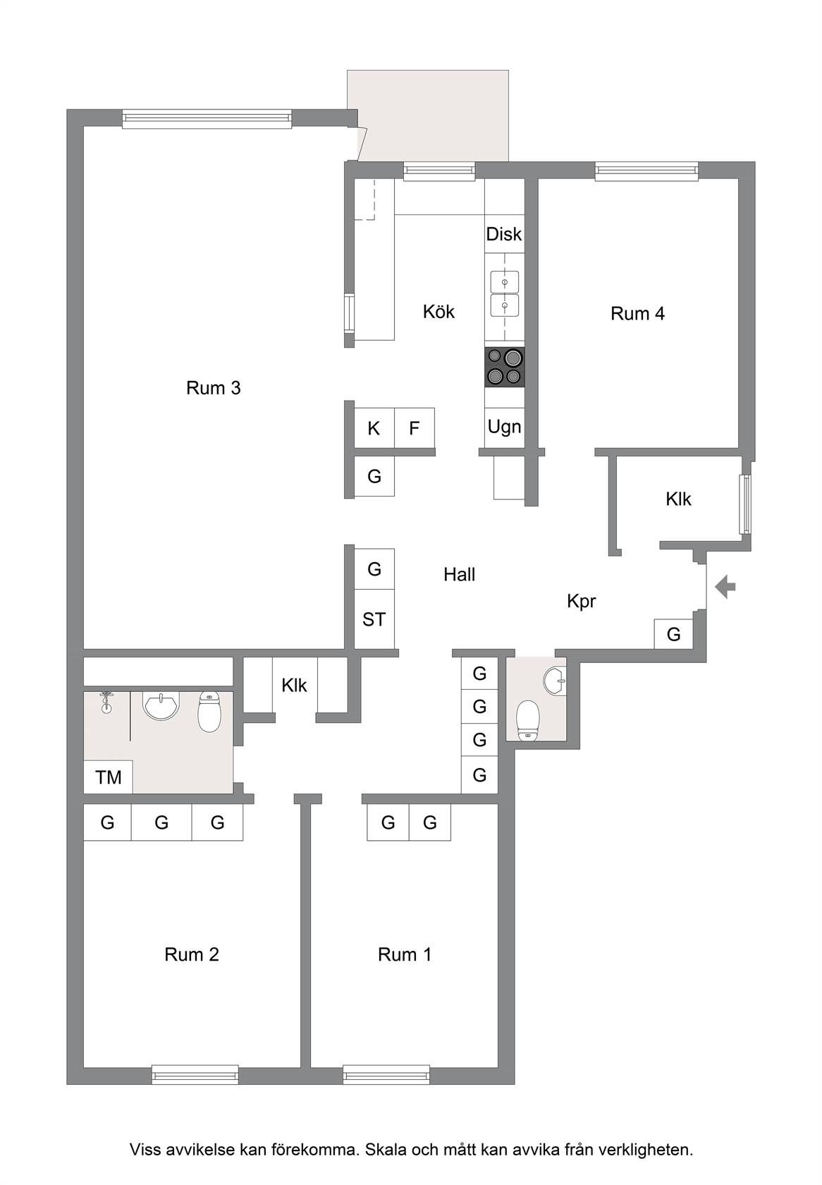 4 rum Lägenhet på Ankdammsgatan 31 Skytteholm Solna kommun - bild 27