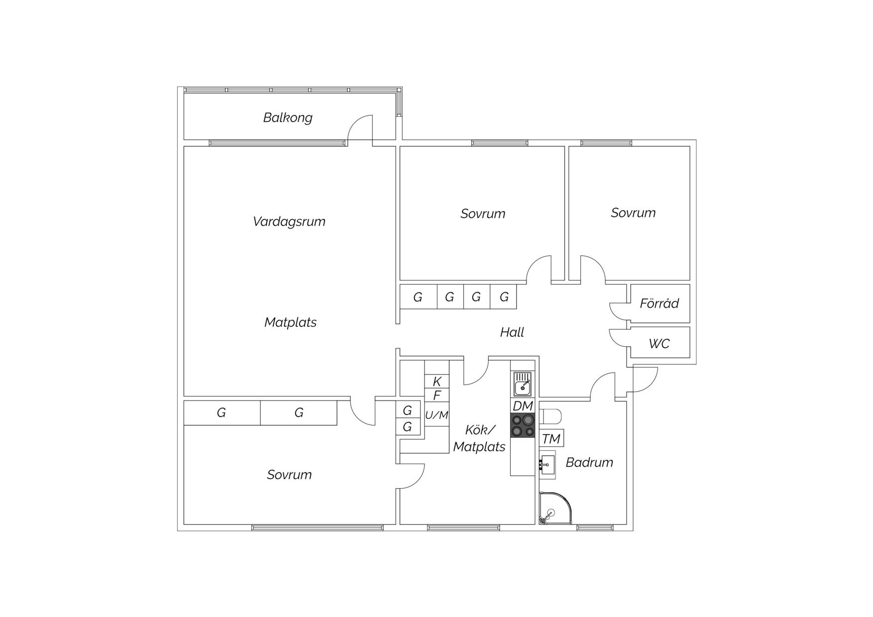 4 rum Lägenhet på Pinnharvsgatan 5B Bifrost Mölndals kommun - bild 16