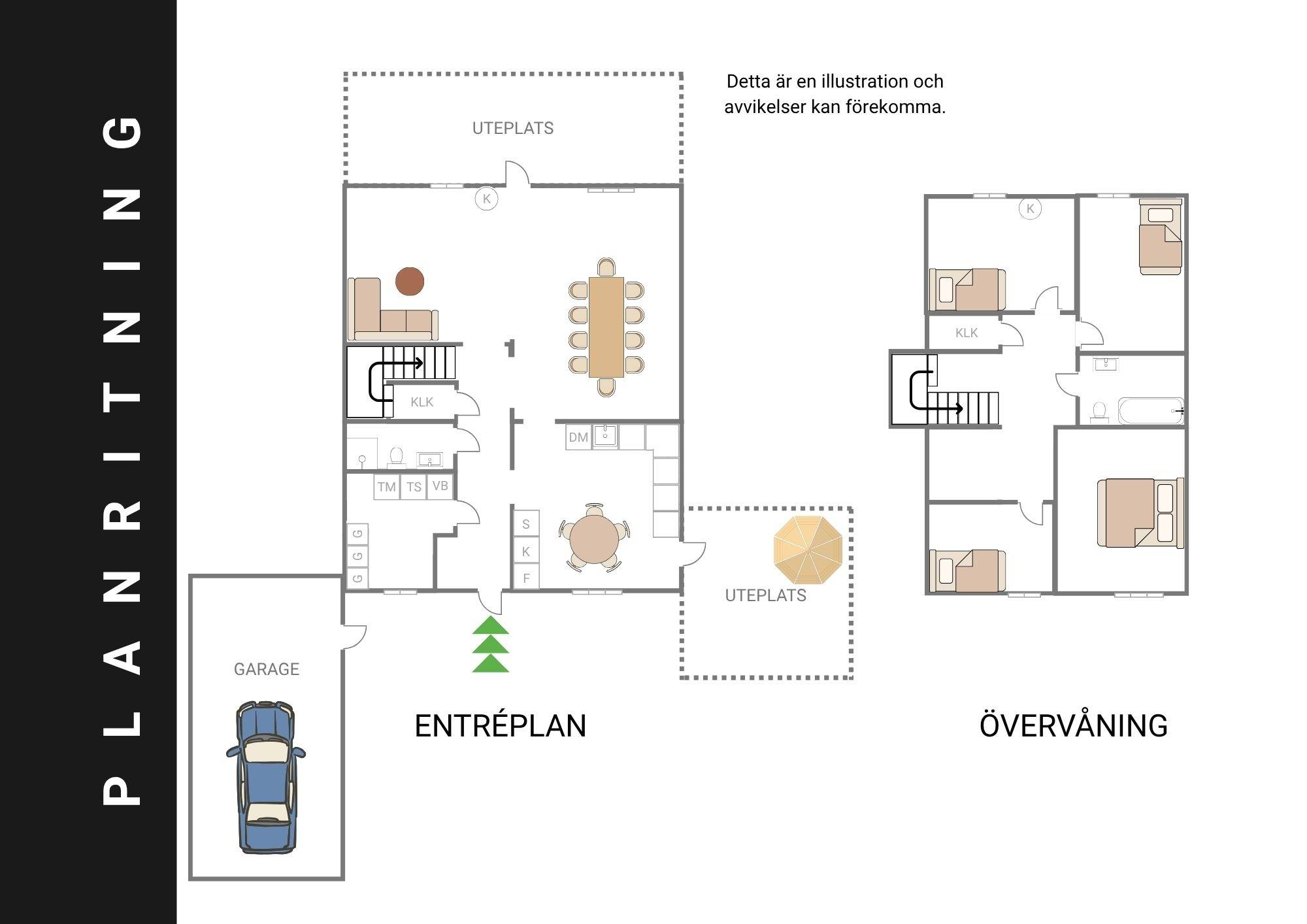 145 m² Villa på Kaptensvägen 20 Hjo kommun - bild 28