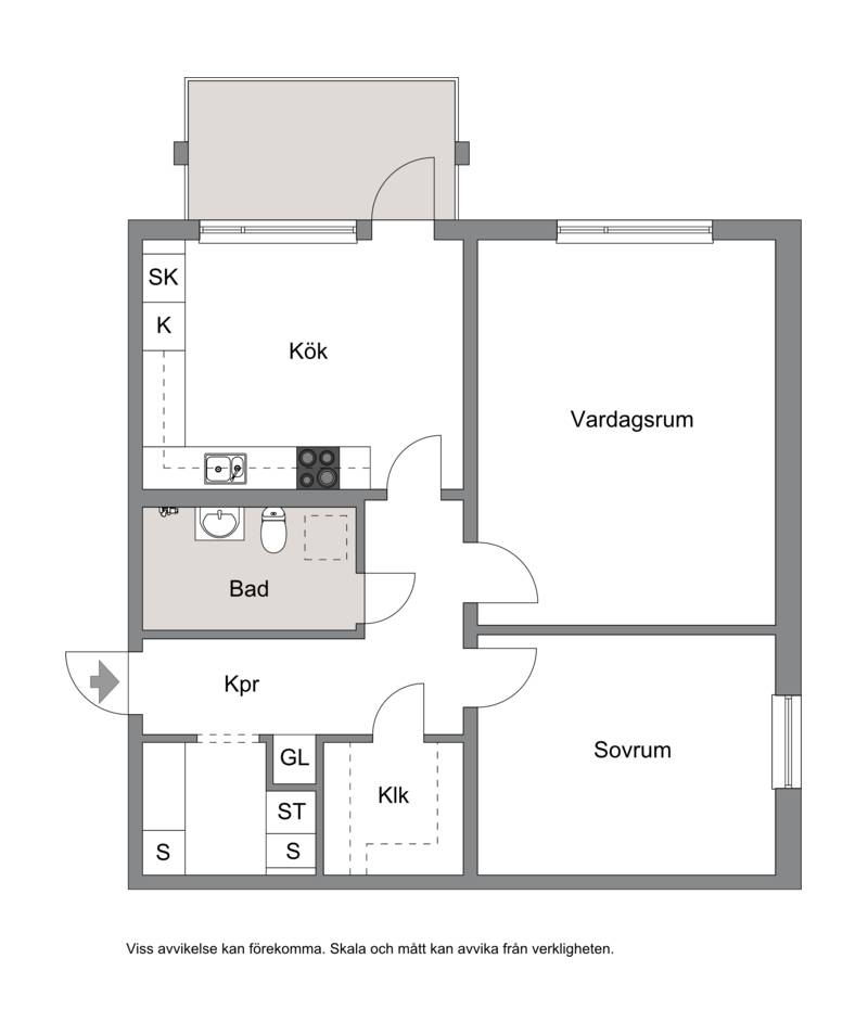 2 rum Lägenhet på Hasselvägen 18 Charlottesborg Kristianstads kommun - bild 20