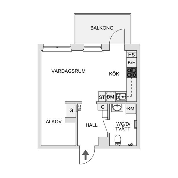 1 rum Lägenhet på Kamomillvägen 2, 1 tr. Tureberg Sollentuna kommun - bild 27