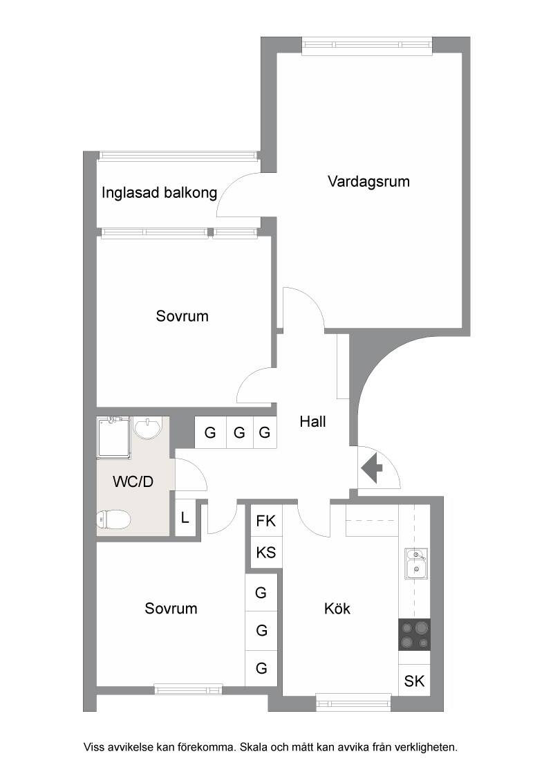 3 rum Lägenhet på Stenhagsgatan 10A Våxnäs Karlstads kommun - bild 20