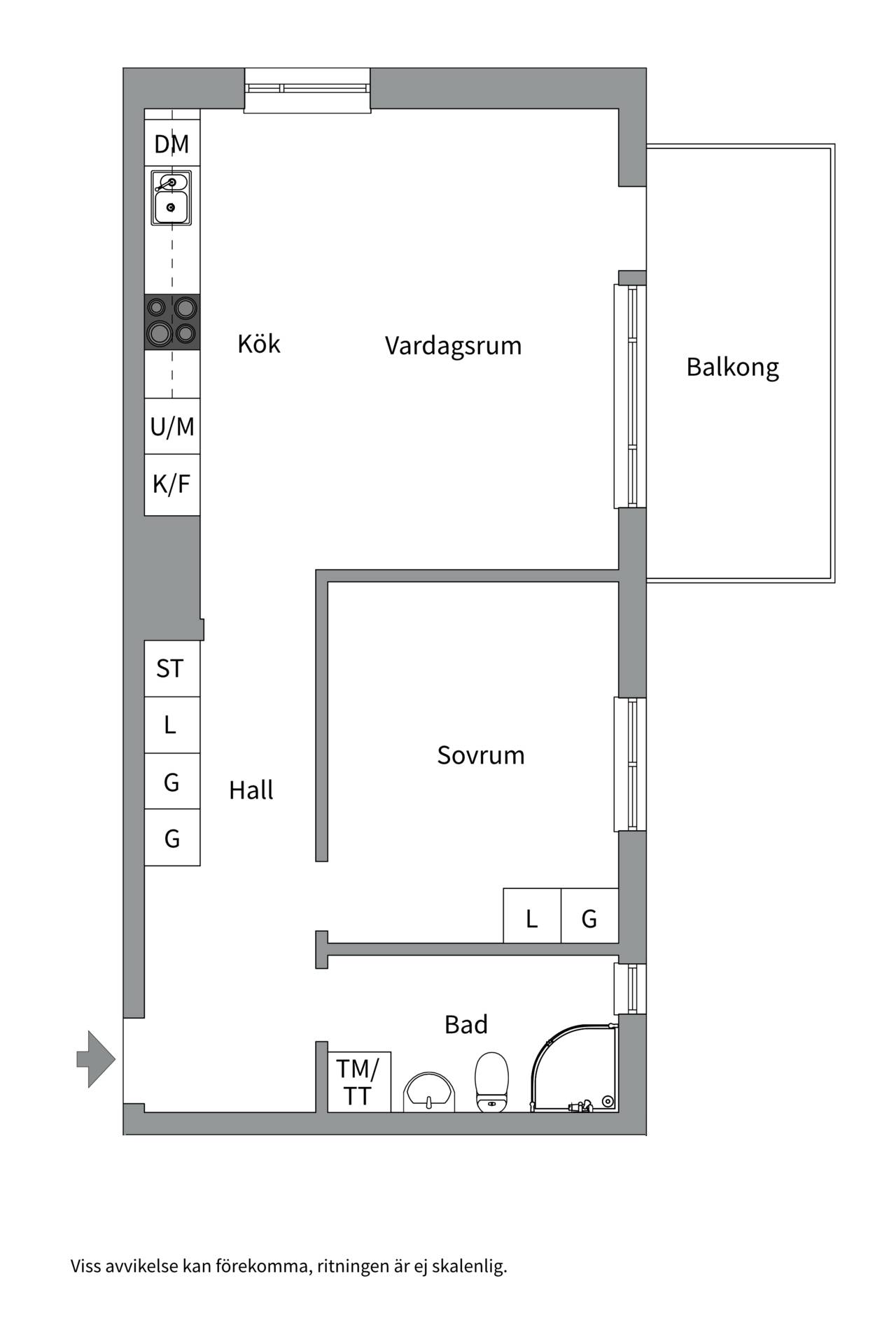 2 rum Lägenhet på Portalgatan 53 Kapellgärdet Uppsala kommun - bild 20