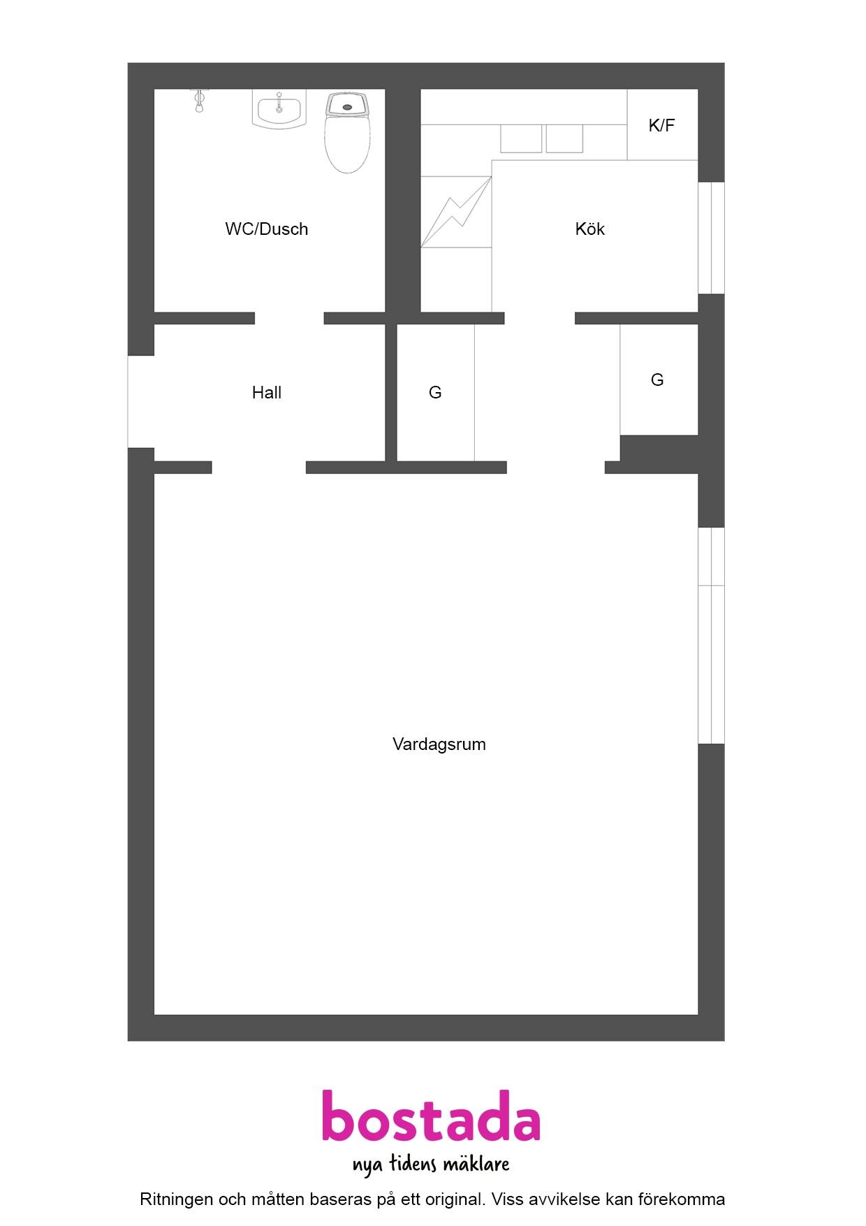 1 rum Lägenhet på Bergmästarevägen 8D Sandviken Karlskoga kommun - bild 23