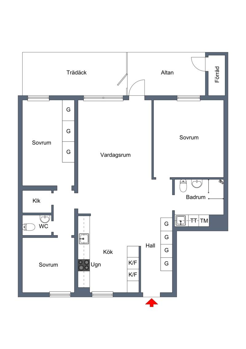 4 rum Lägenhet på Storgatan 147 Pilagården Värnamo kommun - bild 24