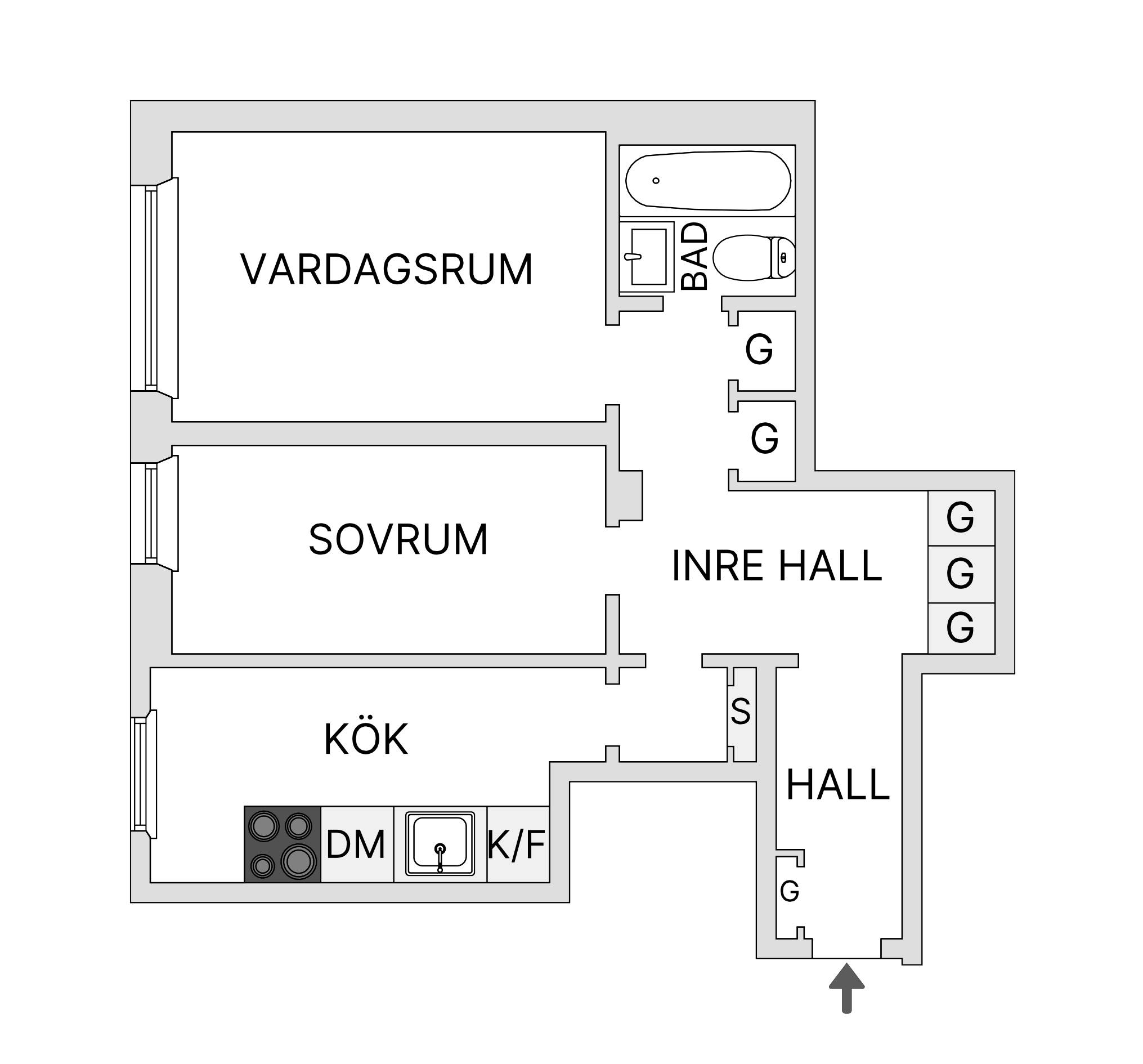 2 rum Lägenhet på Kommendörsgatan 42 Östermalm Stockholms kommun - bild 16
