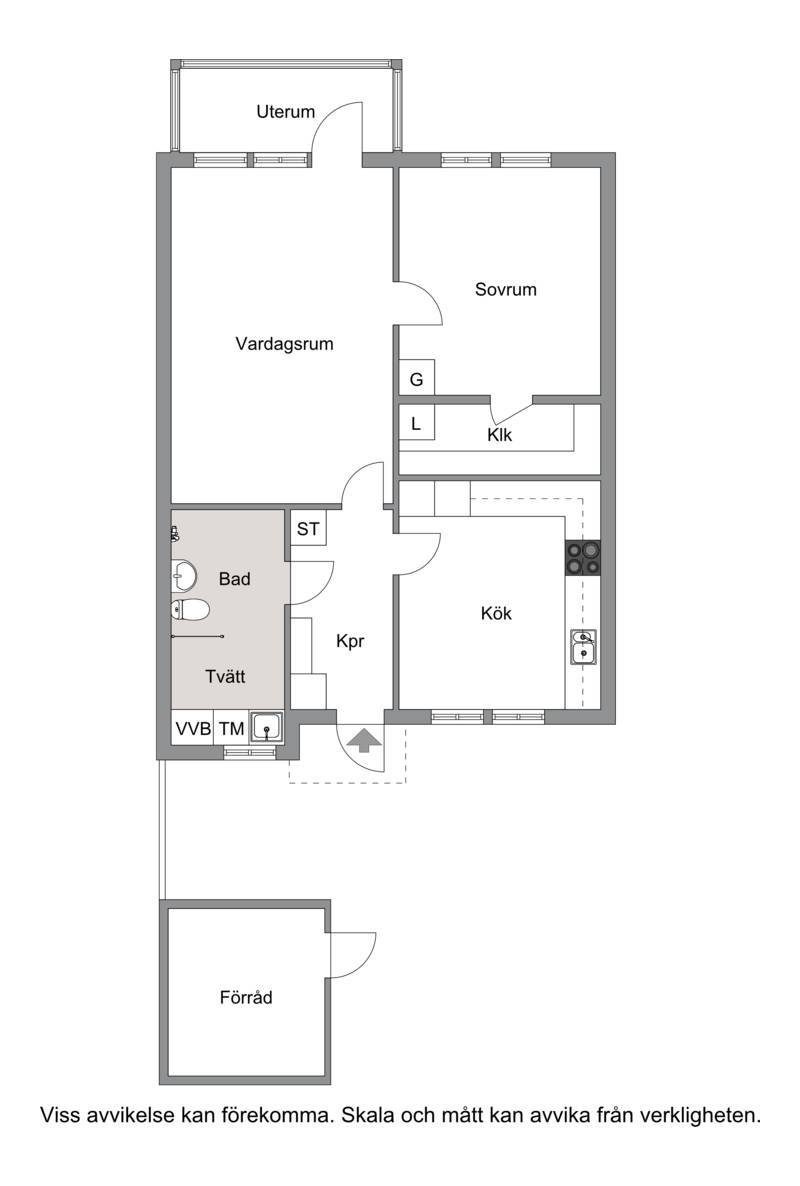 2 rum Lägenhet på Enångersvägen 68 D Enånger Hudiksvalls kommun - bild 24