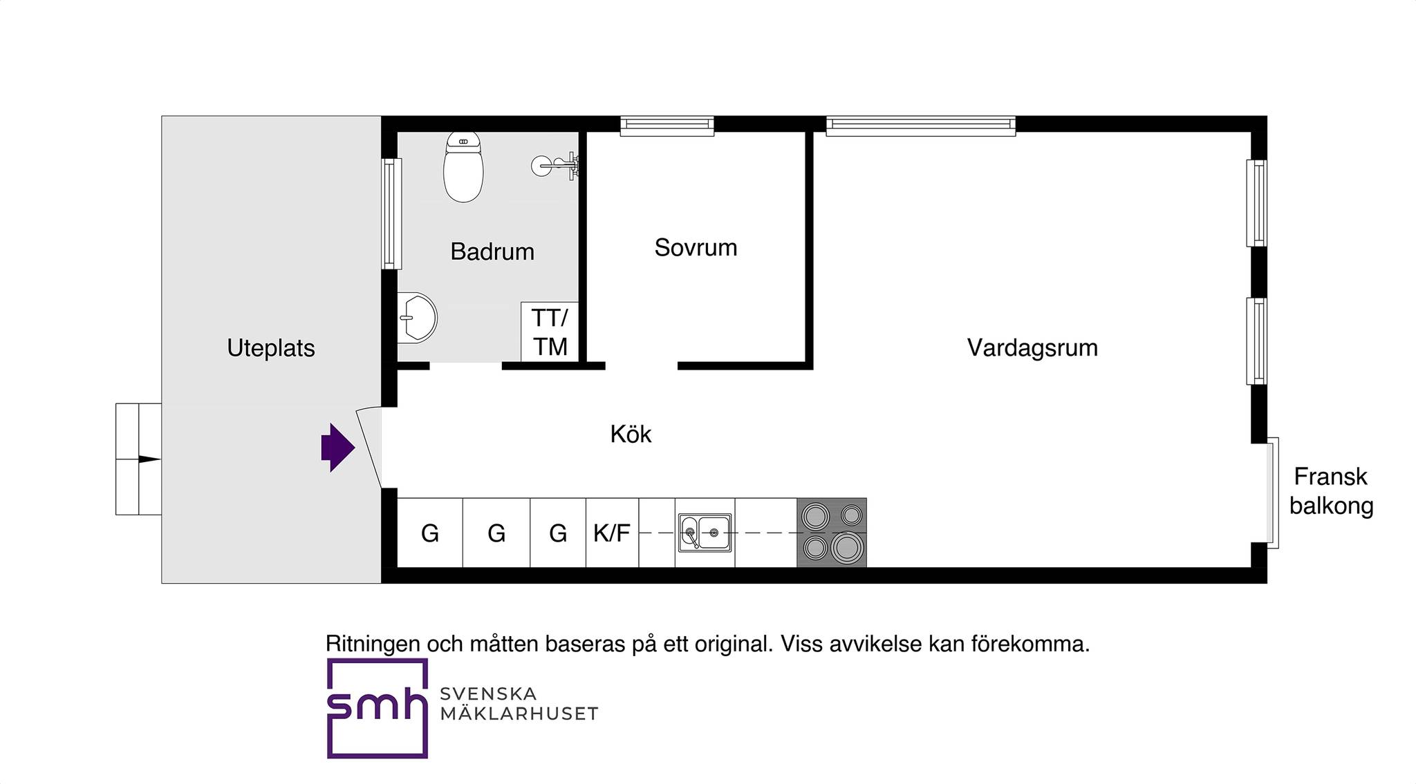 2 rum Lägenhet på Ugglebacken 1C Sätraäng Danderyds kommun - bild 21