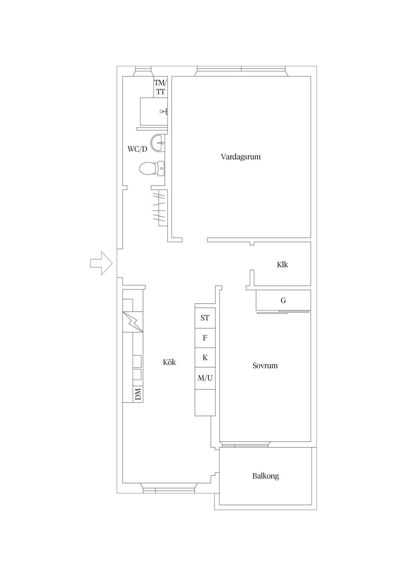 2 rum Lägenhet på Lybecksvägen 7B Djurängen Kalmar kommun - bild 15