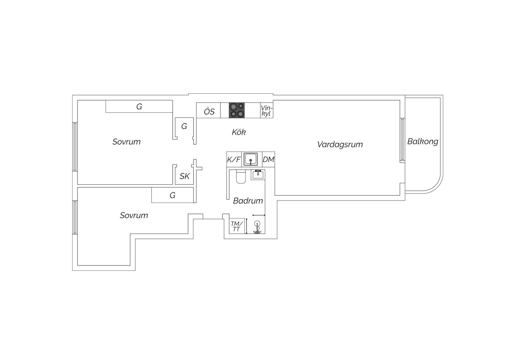 3 rum Lägenhet på Högbergsgatan 24, 3 tr Södermalm Stockholms kommun - bild 38