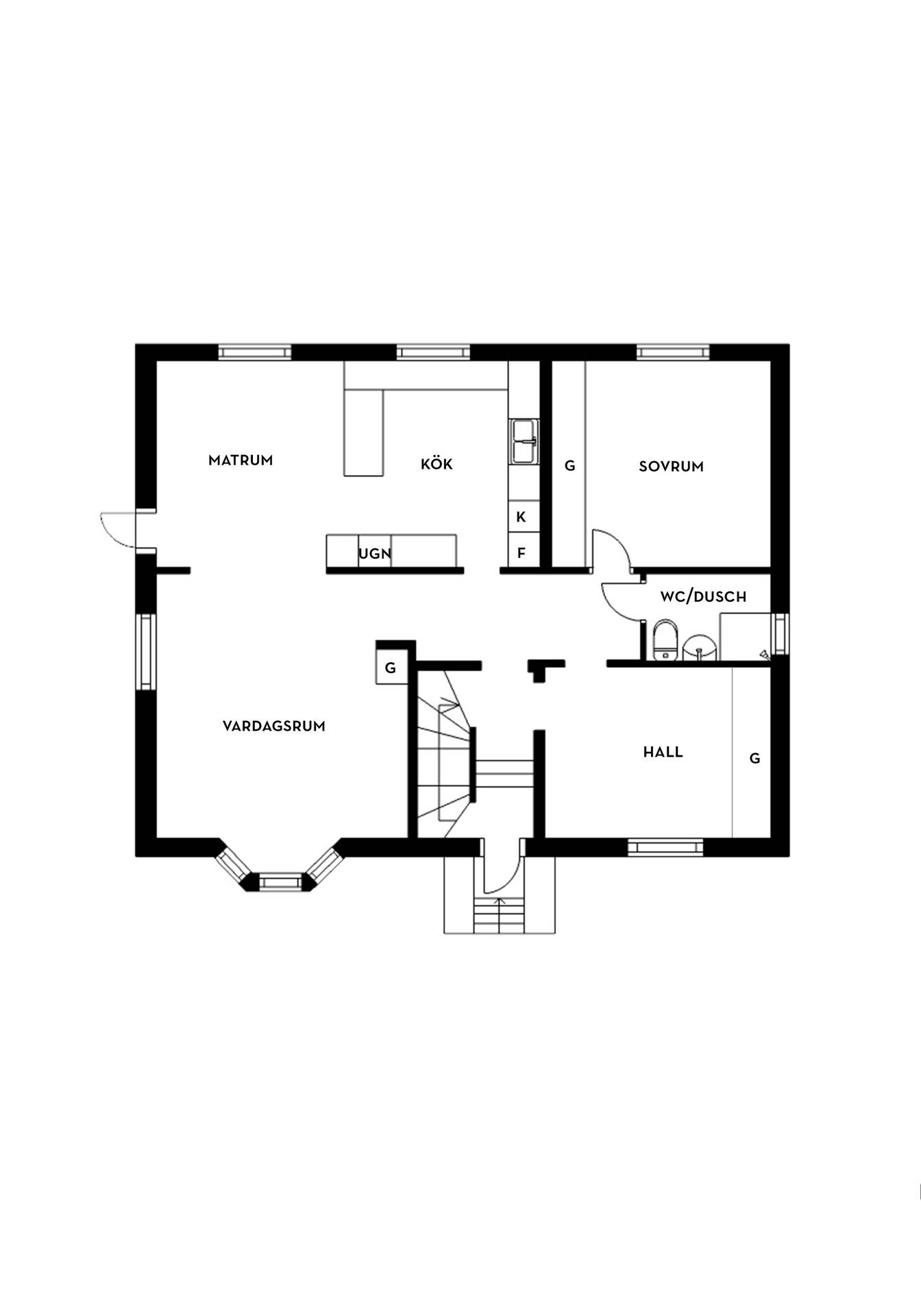 8 rum Villa på Hållstavägen 19 Lasarettsområdet Nyköpings kommun - bild 53