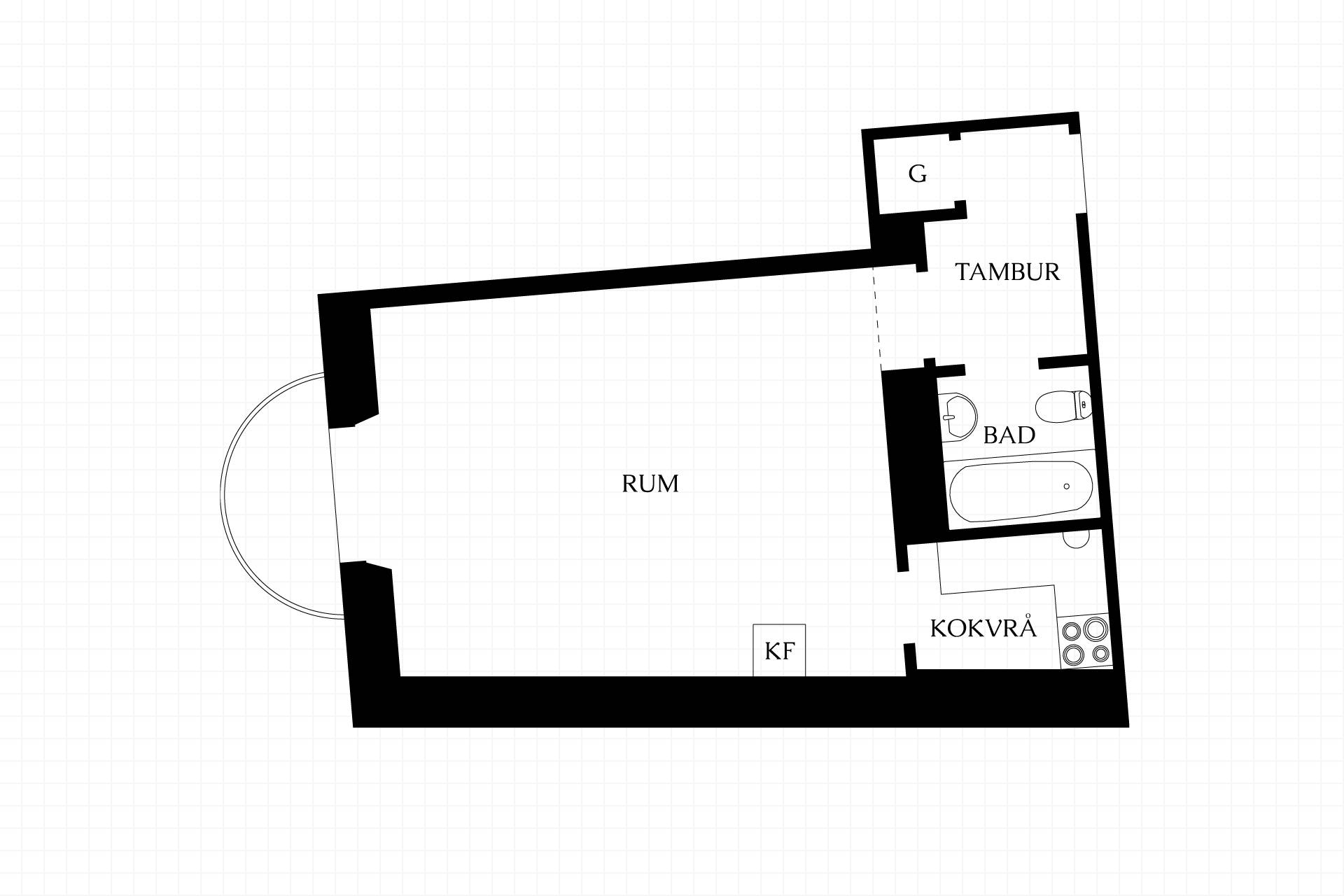 1 rum Lägenhet på Högalidsgatan 33, 3 tr Södermalm - Högalid Stockholms kommun - bild 19