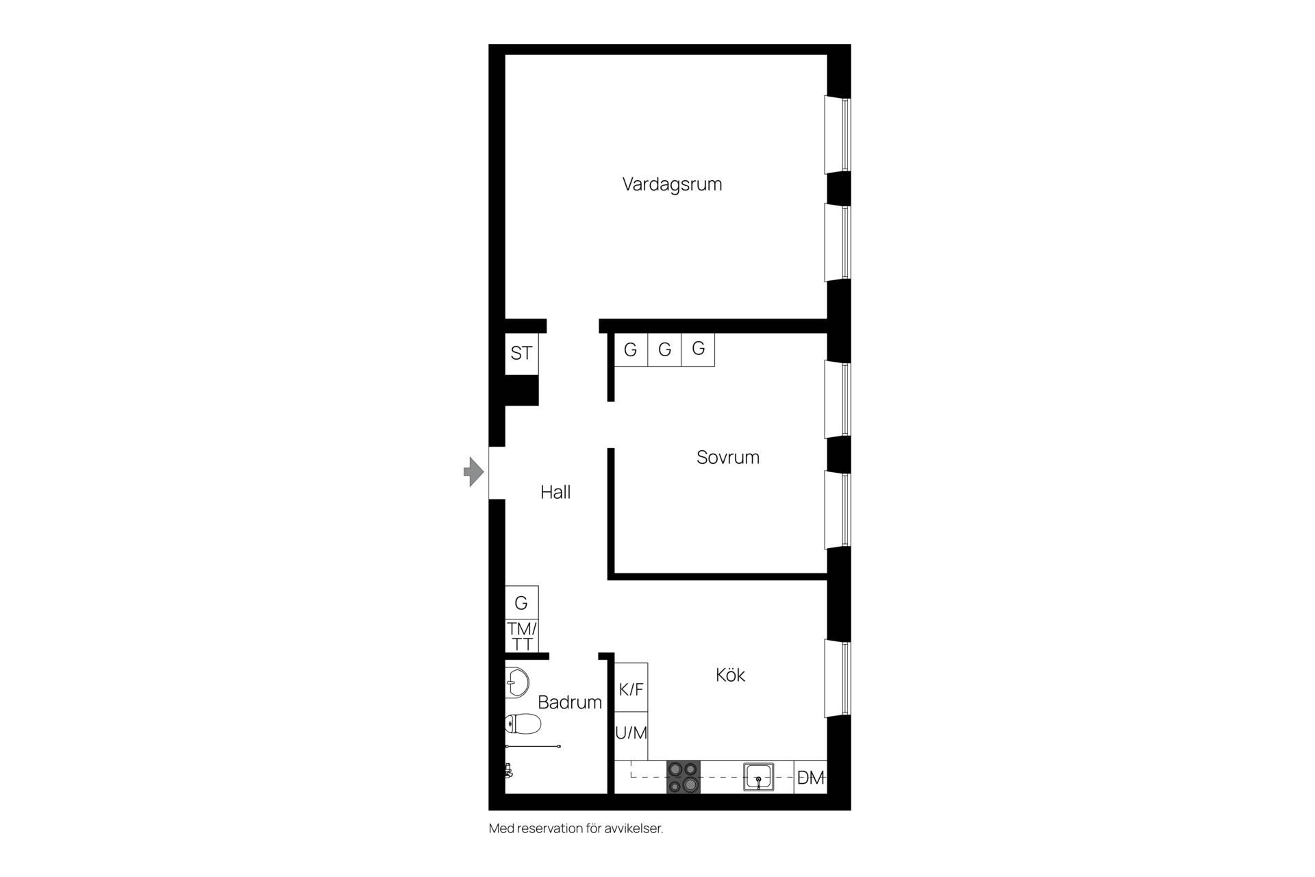 2 rum Lägenhet på Bergsgatan 13, 5 tr Kungsholmen Stockholms kommun - bild 34