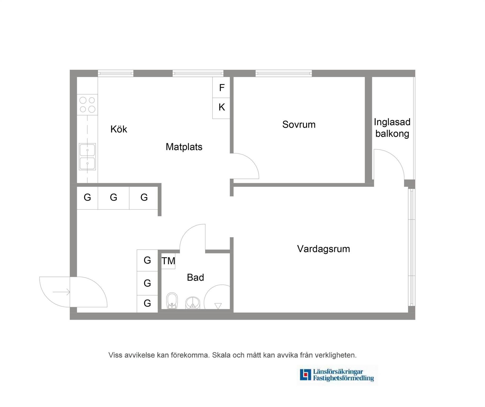 2 rum Lägenhet på Bangatan 55 Gideonsberg Västerås kommun - bild 29