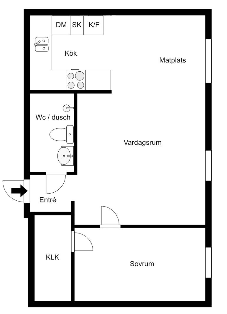 2 rum Lägenhet på Lövboåsvägen 10 Lövboås Hallstahammars kommun - bild 18