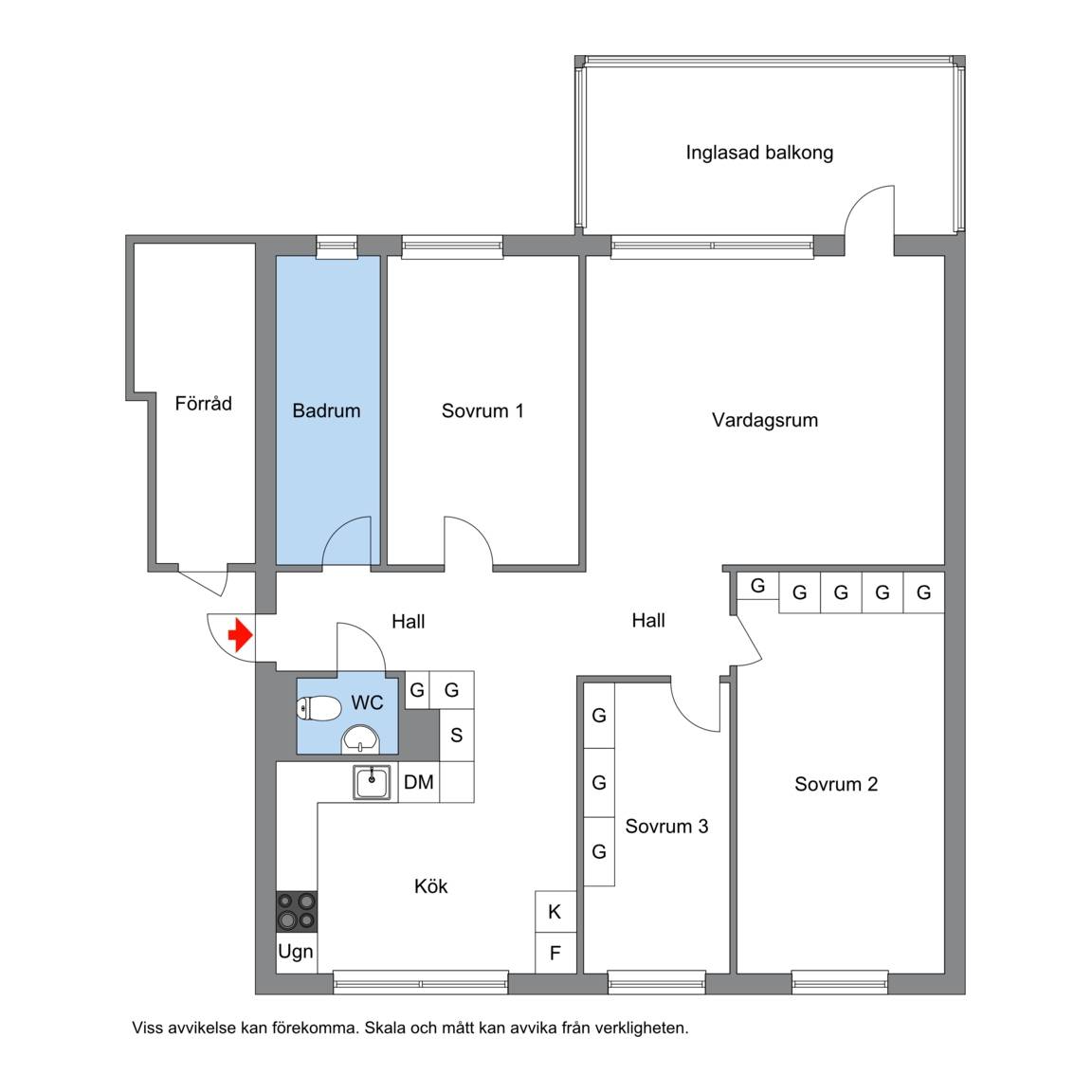 4 rum Lägenhet på Tomtbergavägen 106, 1 tr Botkyrka-Brunna Botkyrka kommun - bild 34