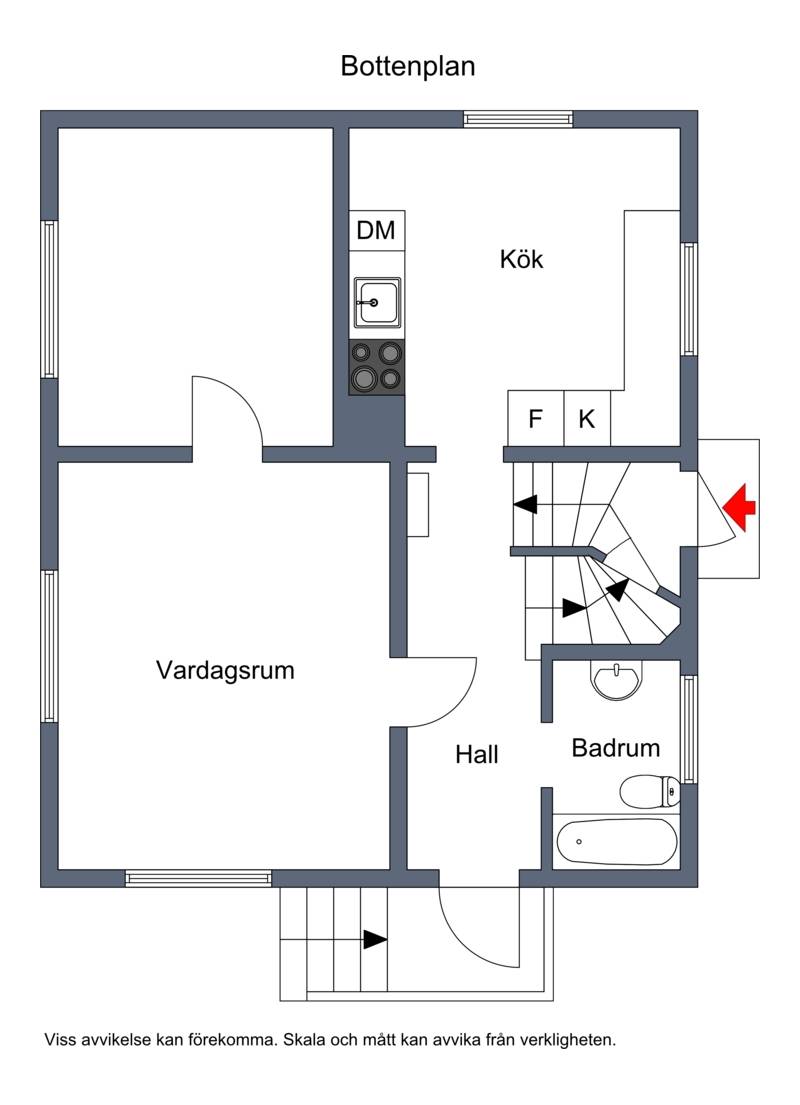 4 rum Villa på Hallandsvägen 12 Delary Älmhults kommun - bild 24