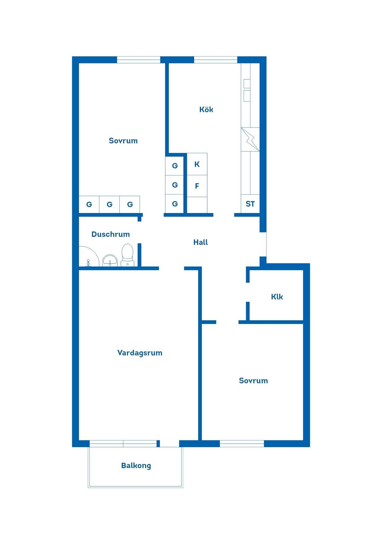 3 rum Lägenhet på Norra Kyrkogatan 36B Norrstaden Härnösands kommun - bild 24