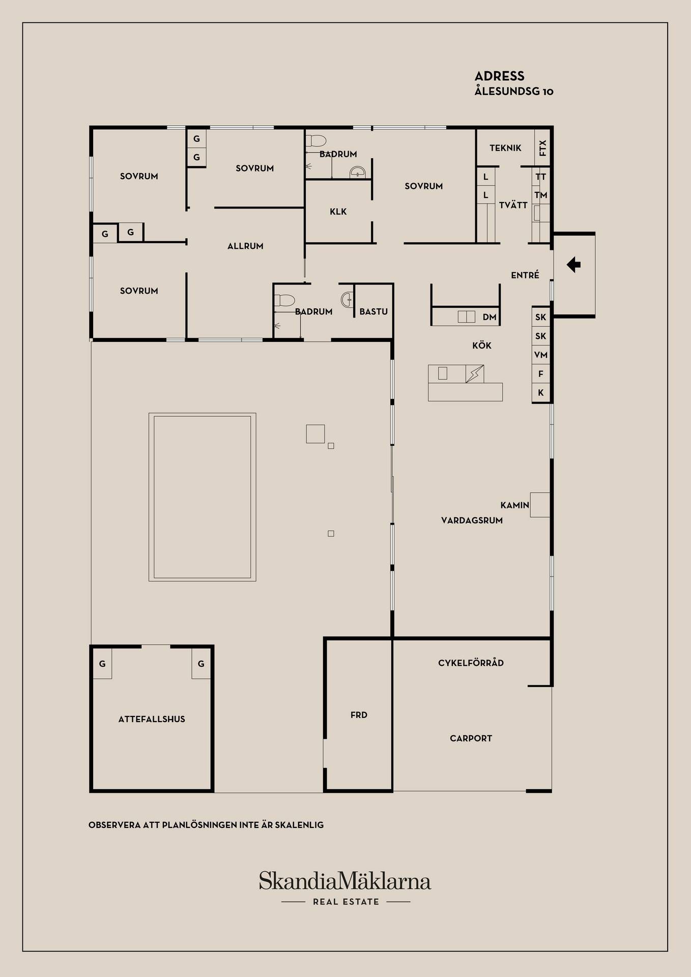 7 rum Villa på Ålesundsgatan 10 Lillhamra Västerås kommun - bild 78