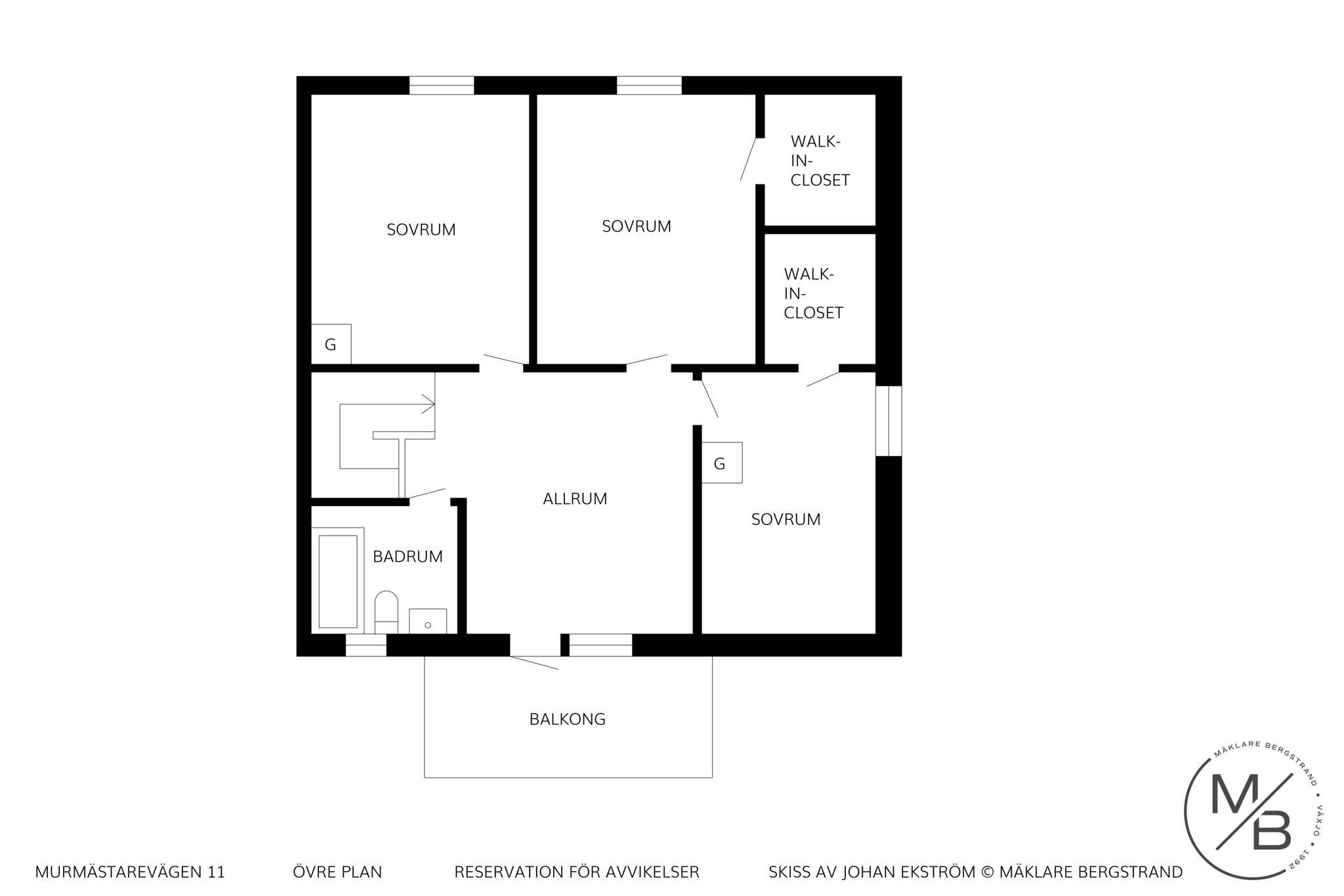 5 rum Villa på Murmästarevägen 11 Hovshaga Växjö kommun - bild 39