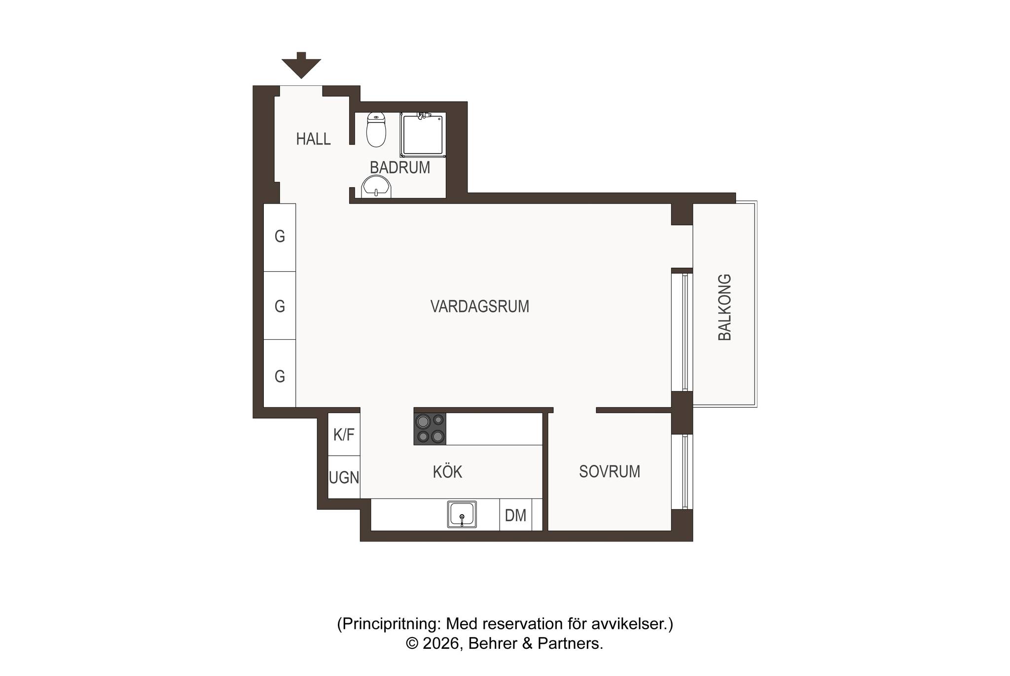 2 rum Lägenhet på Jungfrugatan 11 Östermalm Stockholms kommun - bild 28