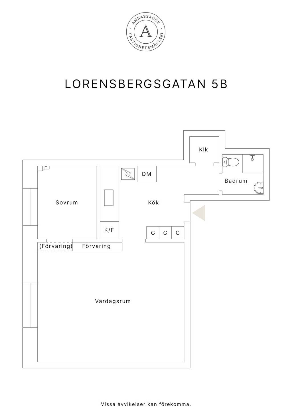 2 rum Lägenhet på Lorensbergsgatan 5B Hornstull Stockholms kommun - bild 19