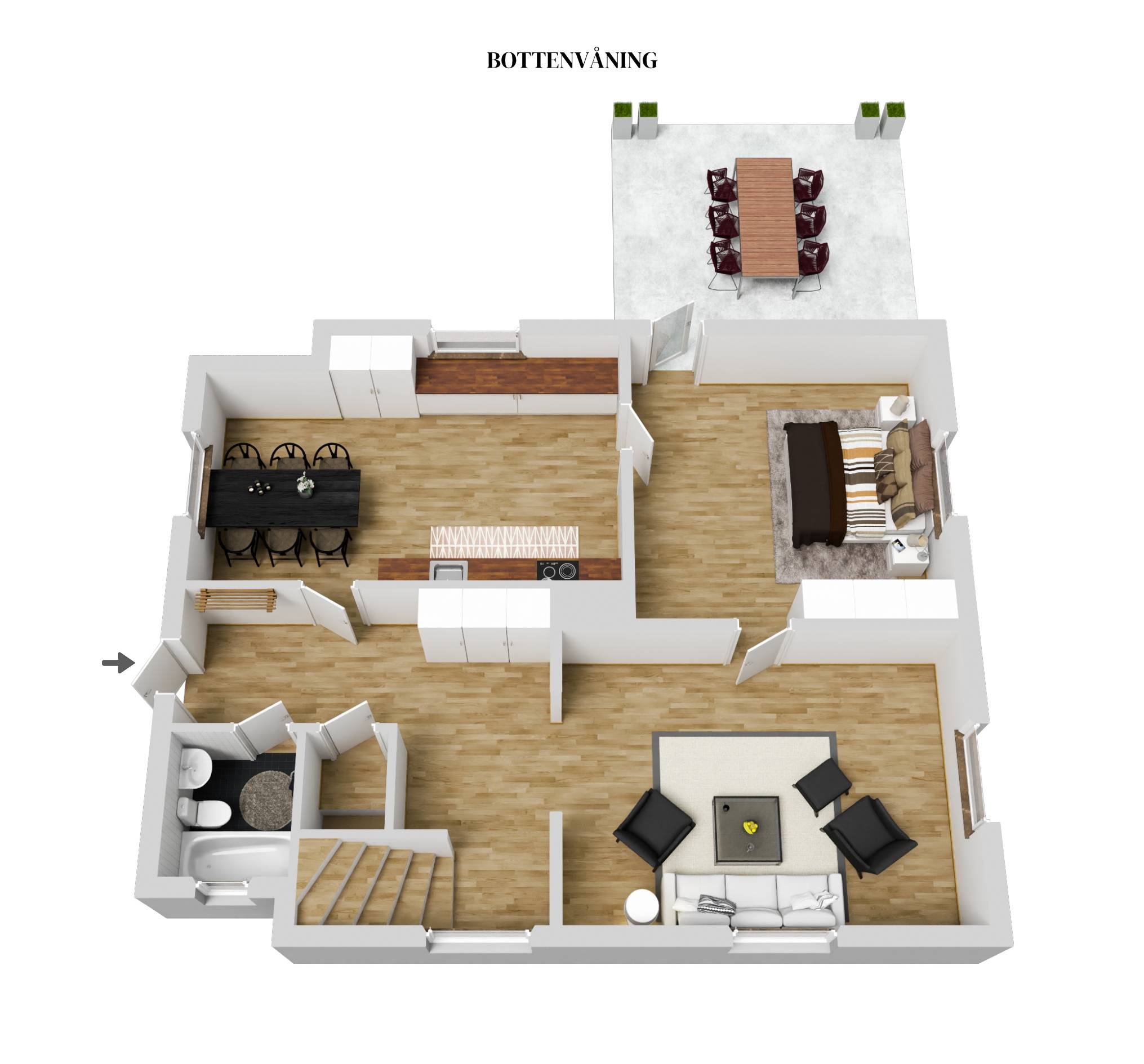 4 rum Villa på Vislandavägen 56 Kvarnarna Ljungby kommun - bild 22