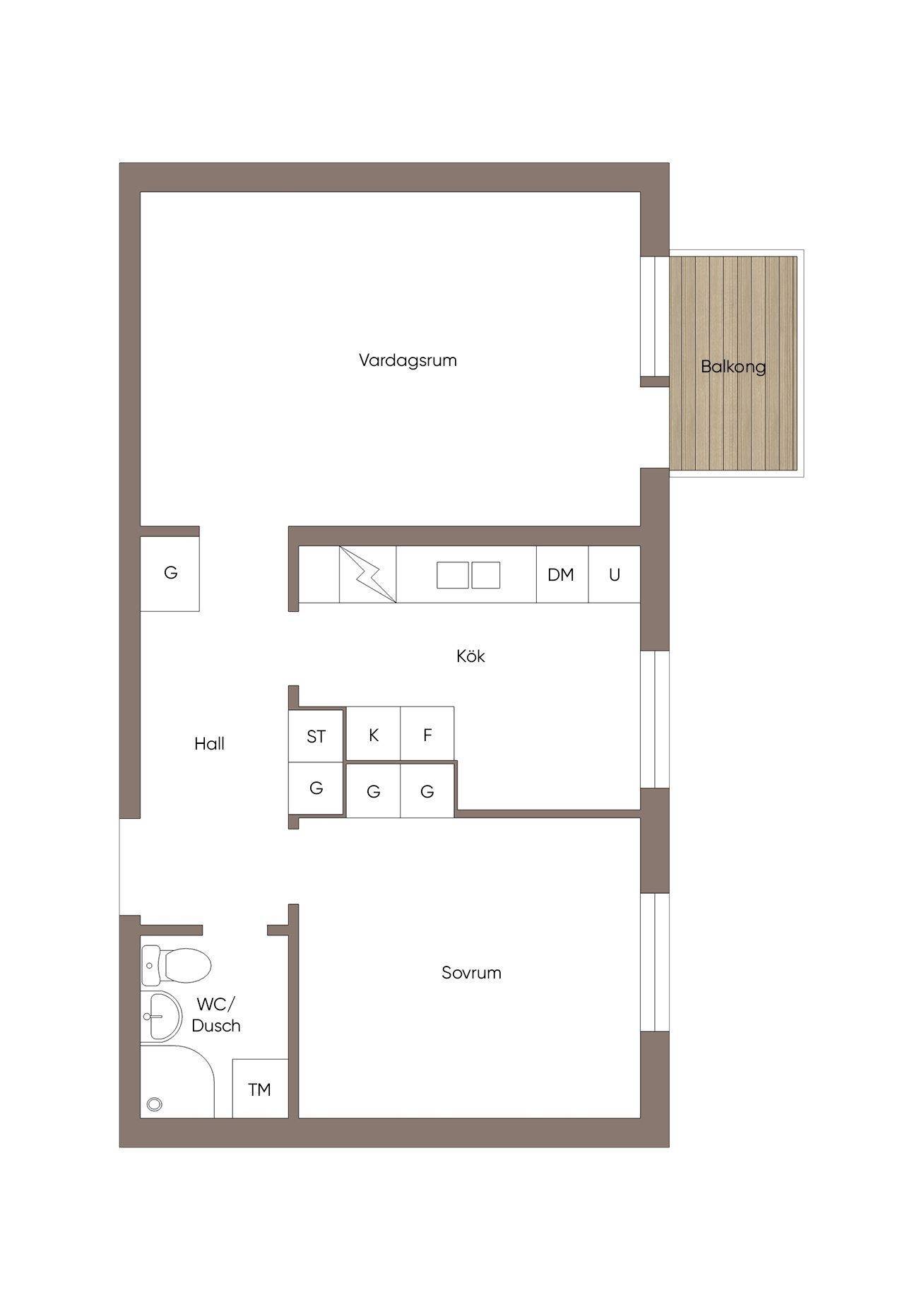 2 rum Lägenhet på Sockerbruksgatan 53 Gävle Gävle kommun - bild 15